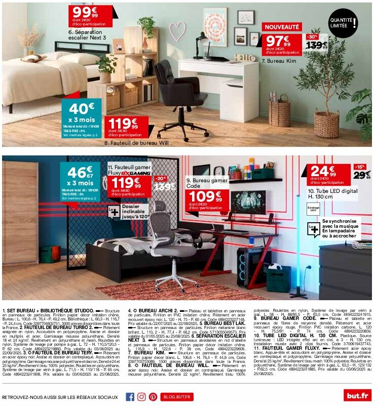 but - Catalogue But - Retour à l'école valable du 22/07 au 25/08 - page: 3