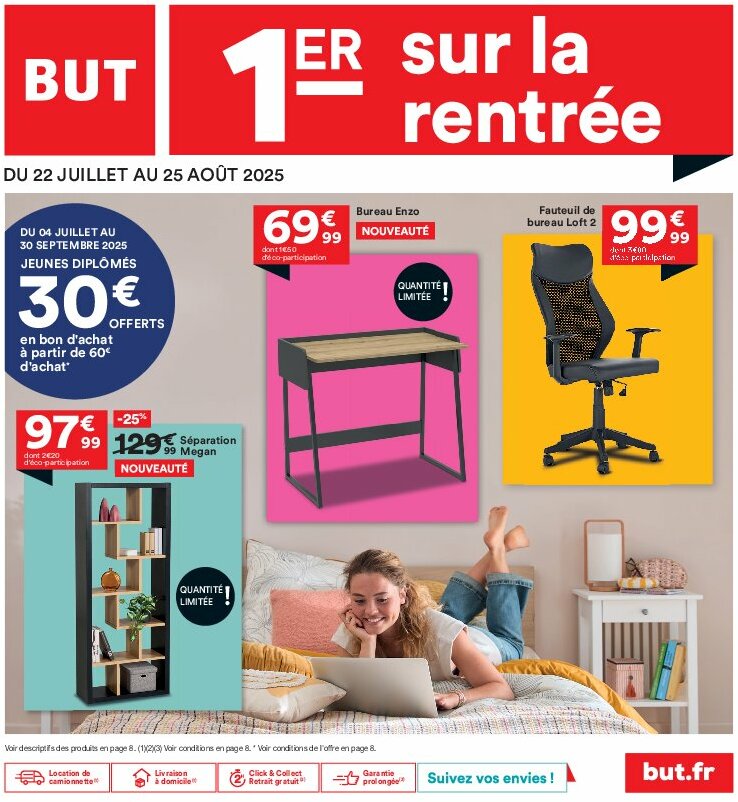 but - Catalogue But - Retour à l'école valable du 22/07 au 25/08