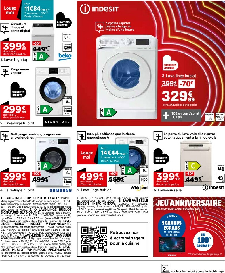 but - Catalogue But - L'anniversaire valable du 22/09 au 27/09 - page: 9