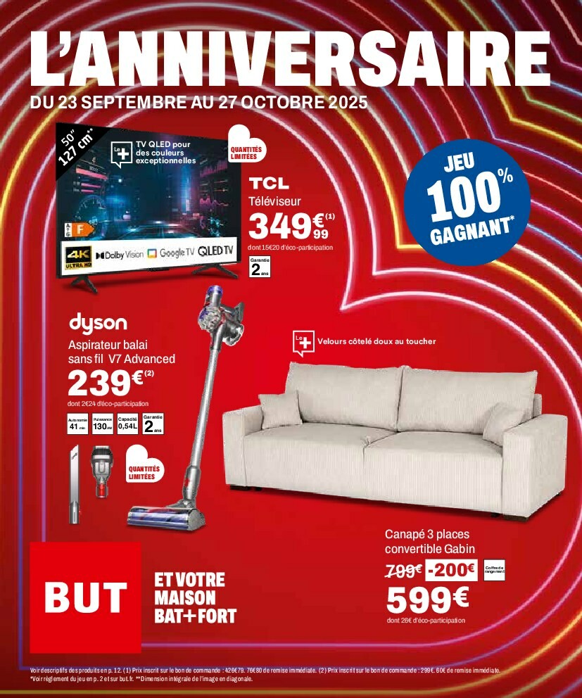 but - Catalogue But - L'anniversaire valable du 22/09 au 27/09