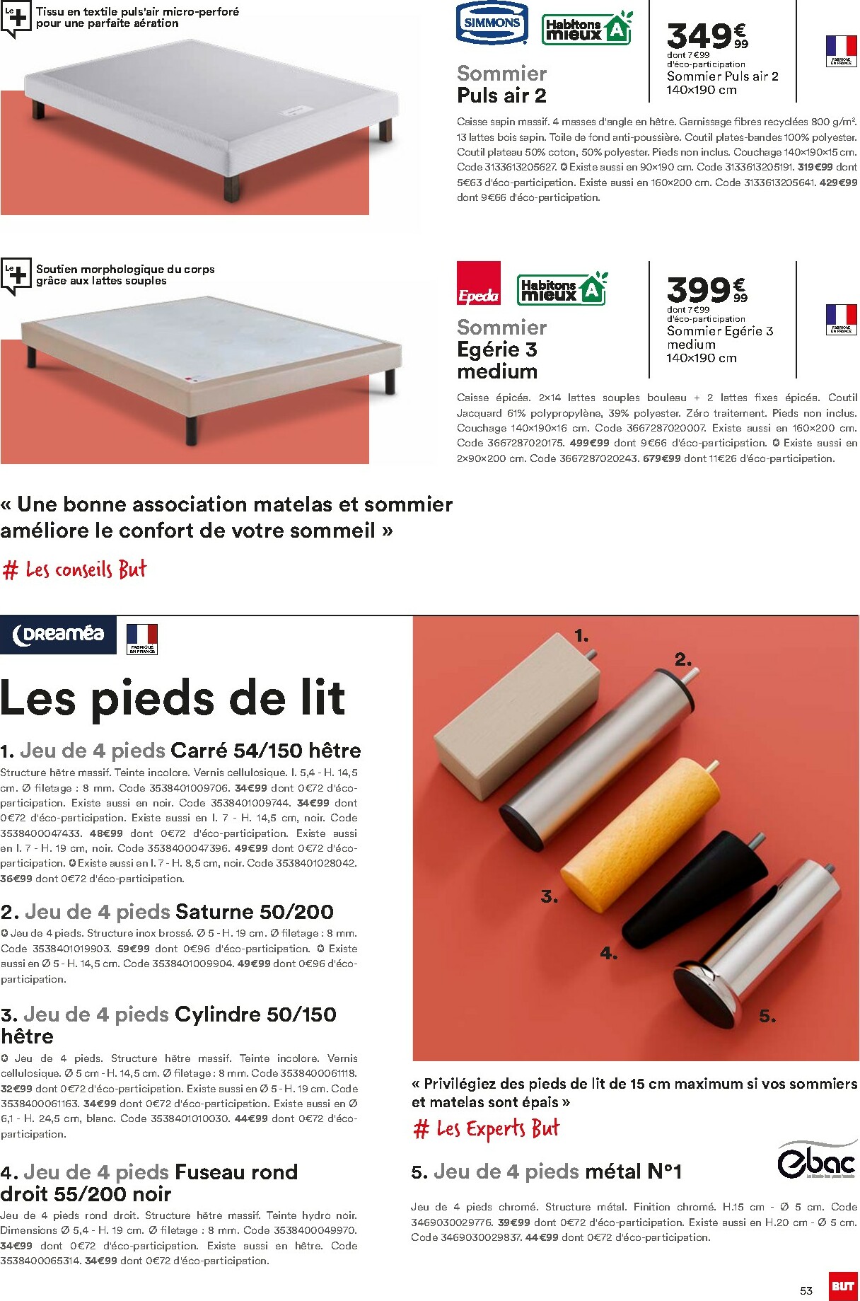 but - Catalogue But - Guide Literie valable du 02/12 au 23/02 - page: 53
