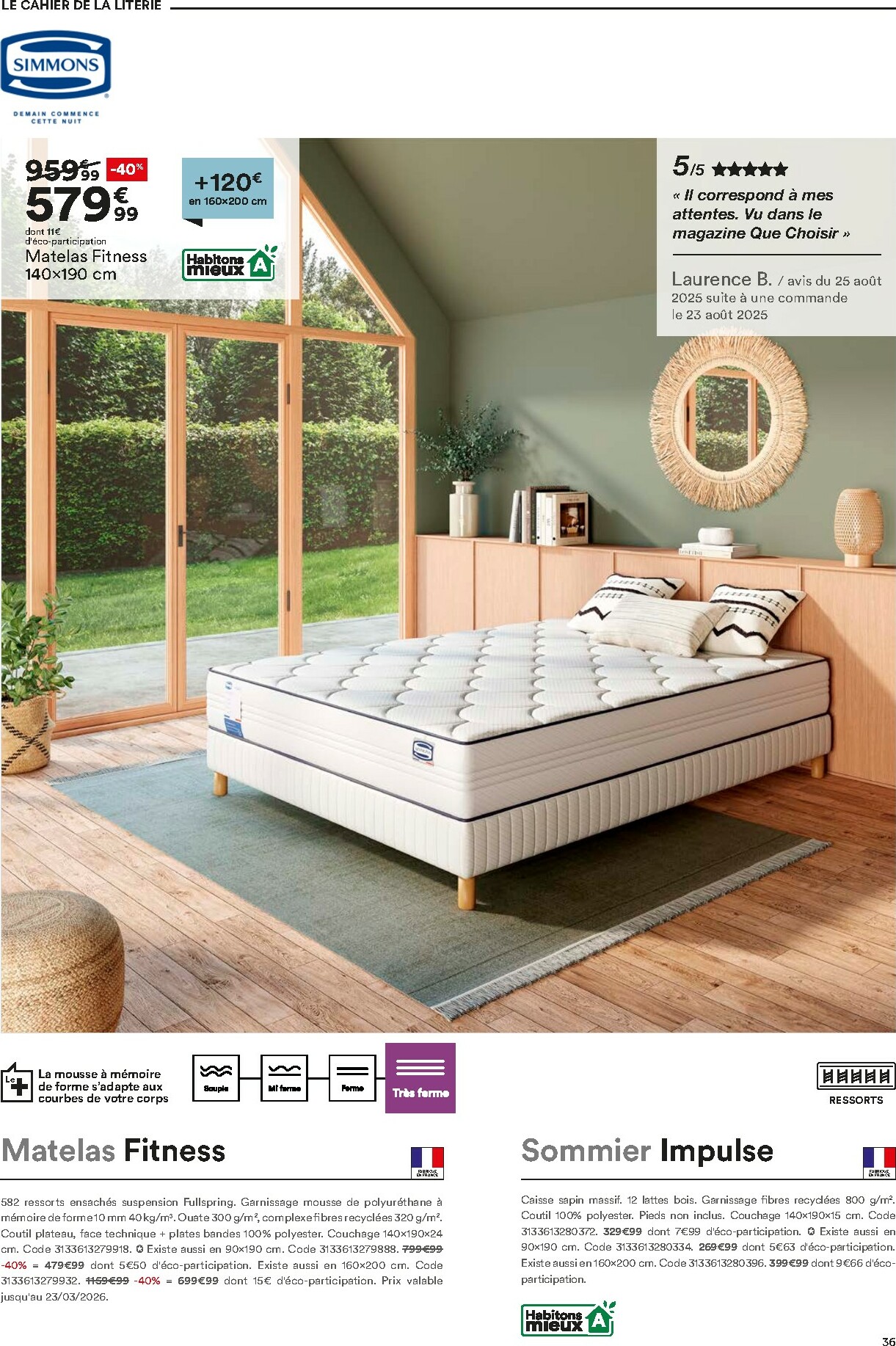 but - Catalogue But - Guide Literie valable du 02/12 au 23/02 - page: 36