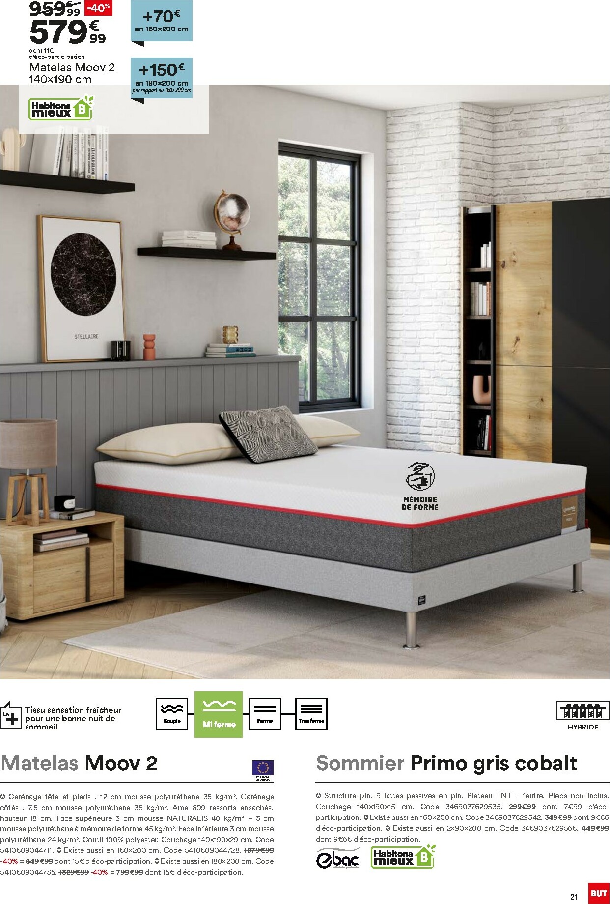 but - Catalogue But - Guide Literie valable du 02/12 au 23/02 - page: 21