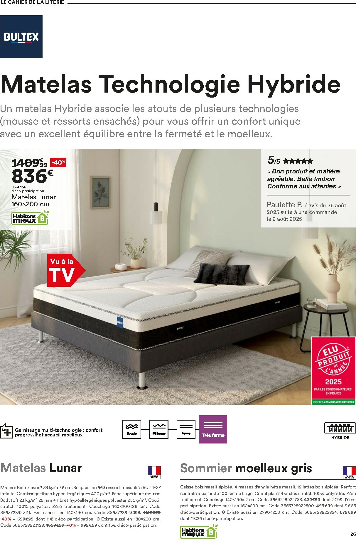 but - Catalogue But - Guide Literie valable du 02/12 au 23/02 - page: 26