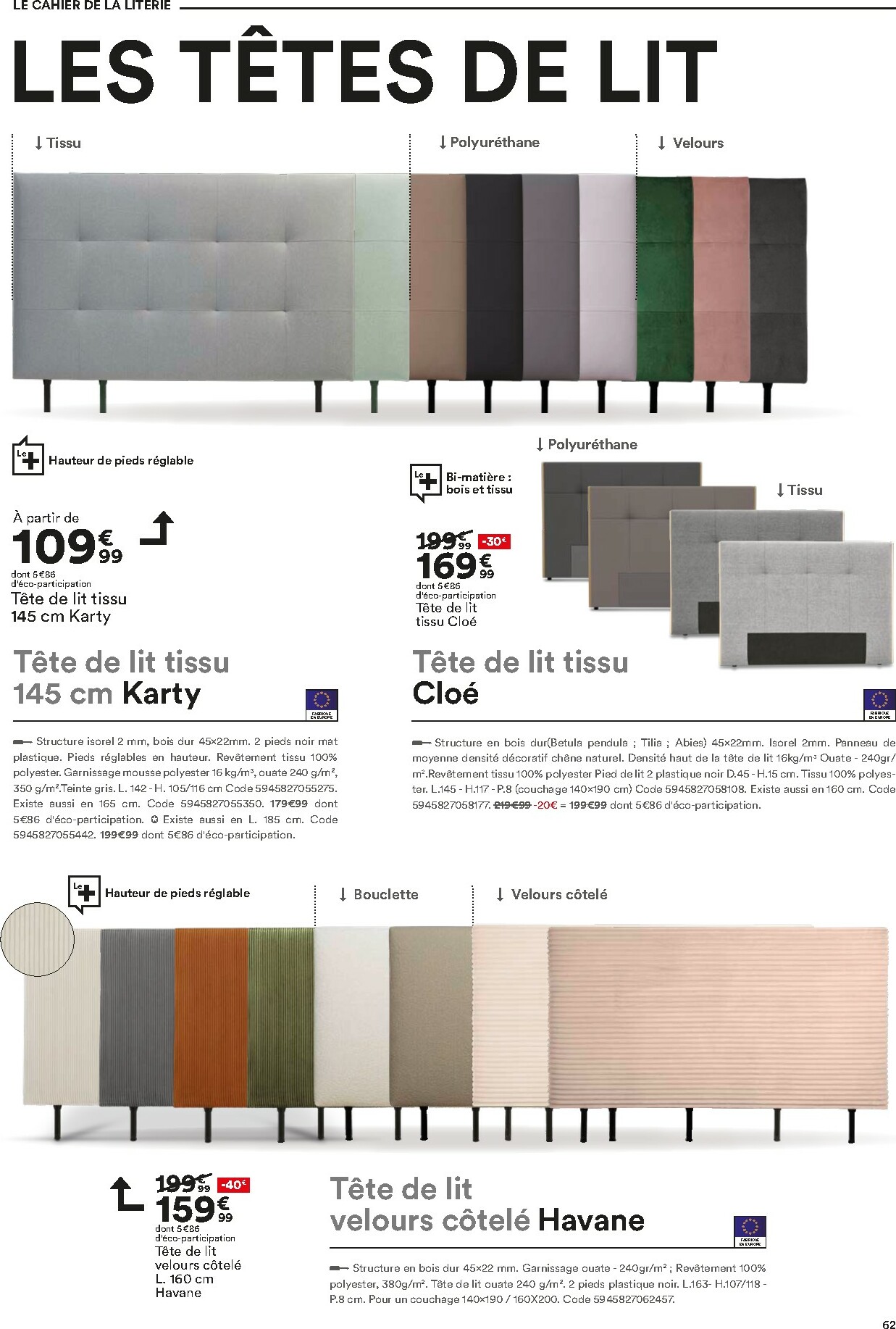 but - Catalogue But - Guide Literie valable du 02/12 au 23/02 - page: 62