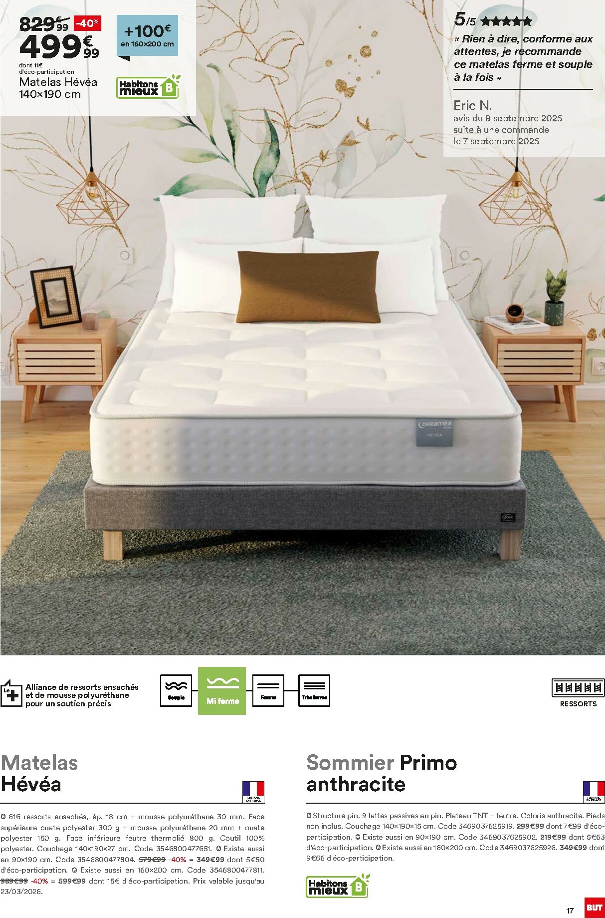 but - Catalogue But - Guide Literie valable du 02/12 au 23/02 - page: 17