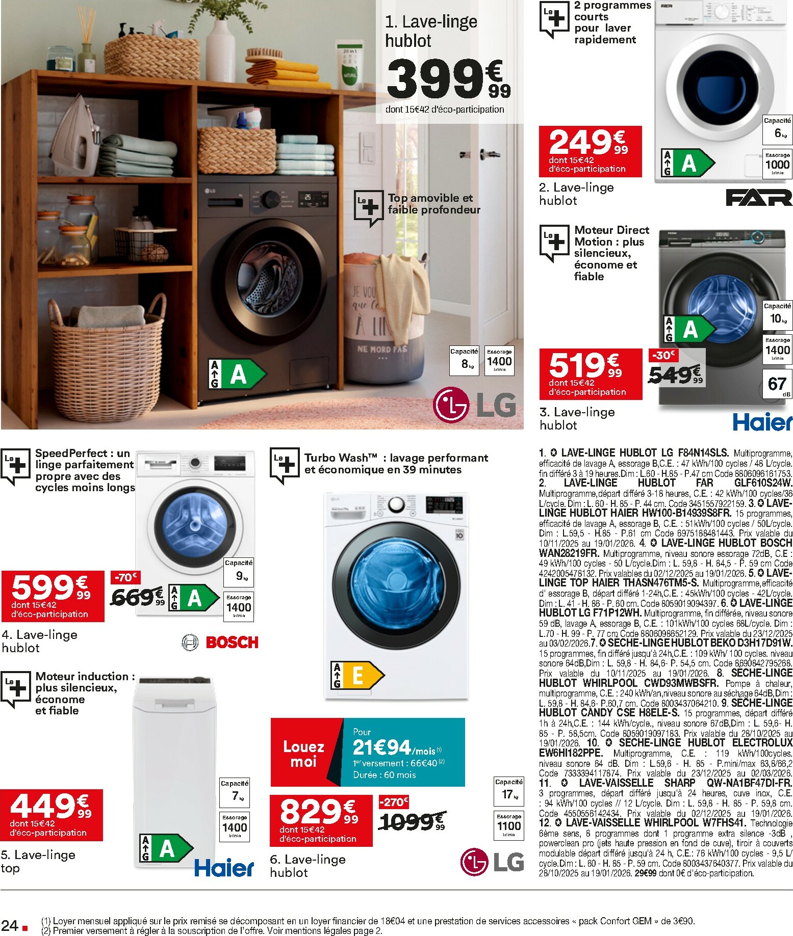 but - Catalogue But - Expert Literie valable du 23/12 au 19/01 - page: 24