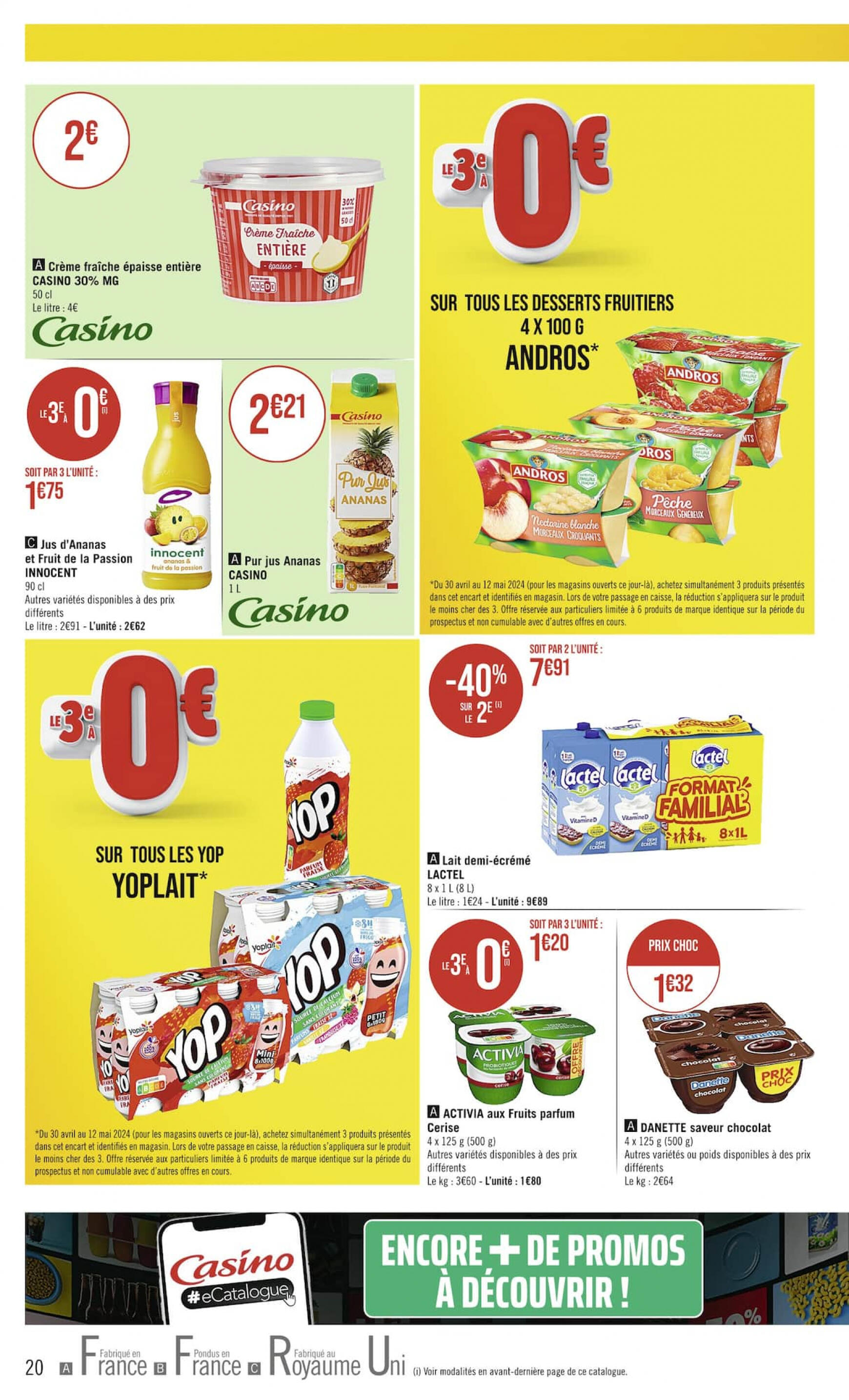 casino - Prospectus Casino Supermarché actuel 30.04. - 12.05. - page: 20
