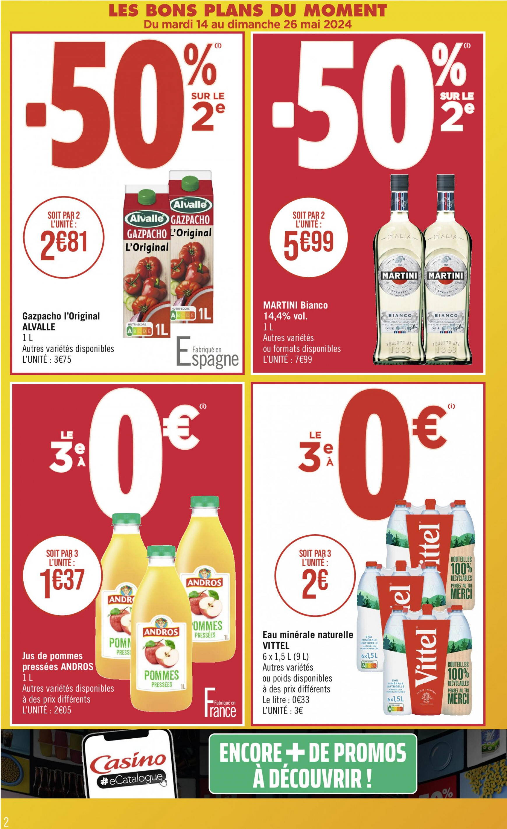 casino - Prospectus Casino supermarché actuel 14.05. - 26.05. - page: 2 casino - Prospectus Casino supermarché actuel 14.05. - 26.05. - page: 2