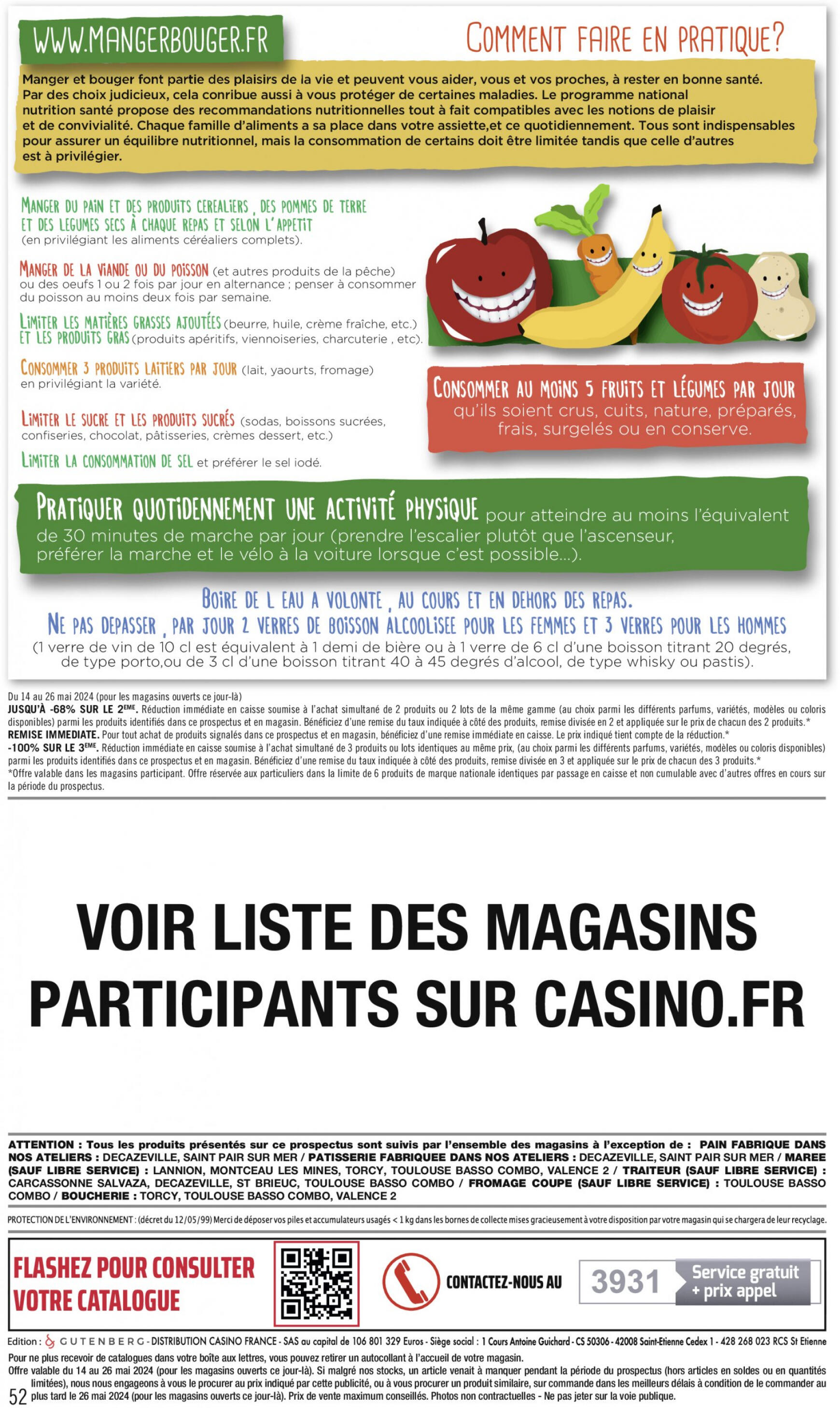 casino - Prospectus Casino supermarché actuel 14.05. - 26.05. - page: 52 casino - Prospectus Casino supermarché actuel 14.05. - 26.05. - page: 52
