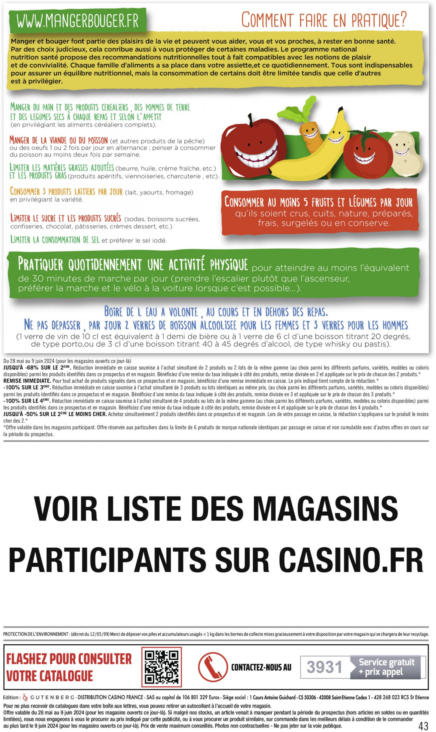 casino - Prospectus Casino Supermarché actuel 28.05. - 09.06. - page: 43 casino - Prospectus Casino Supermarché actuel 28.05. - 09.06. - page: 43