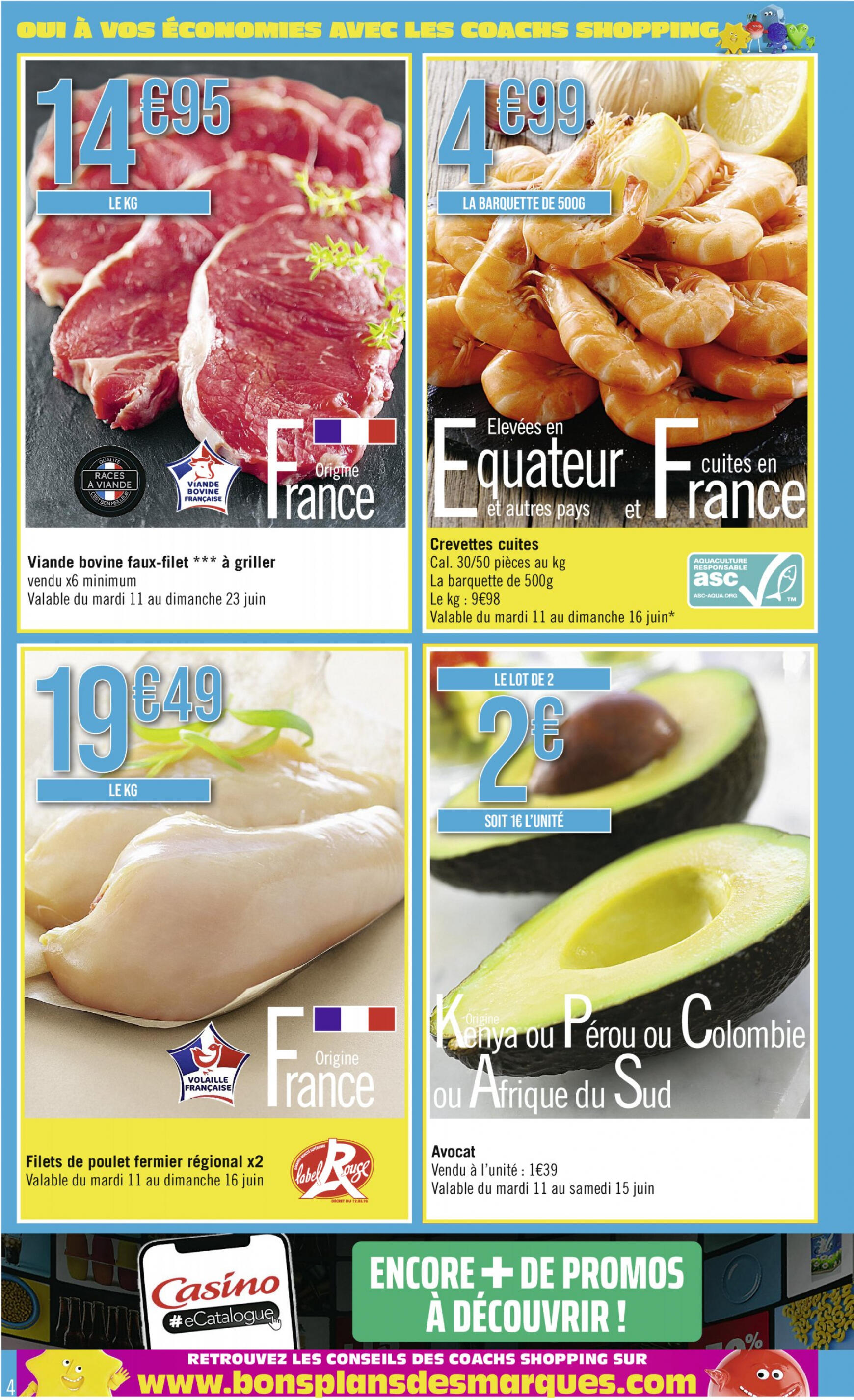 casino - Prospectus Casino Supermarché actuel 11.06. - 23.06. - page: 4 casino - Prospectus Casino Supermarché actuel 11.06. - 23.06. - page: 4