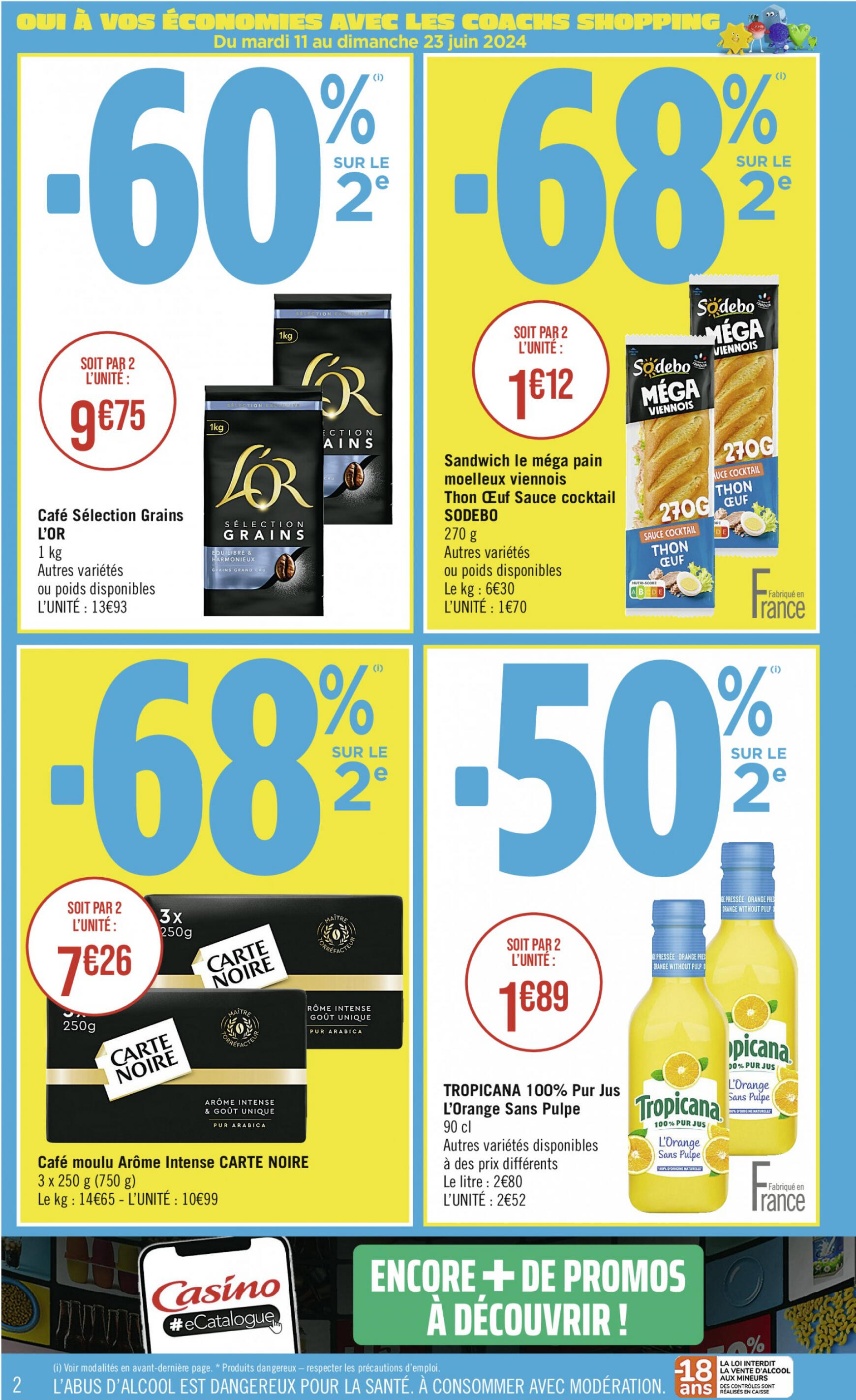 casino - Prospectus Casino Supermarché actuel 11.06. - 23.06. - page: 2 casino - Prospectus Casino Supermarché actuel 11.06. - 23.06. - page: 2