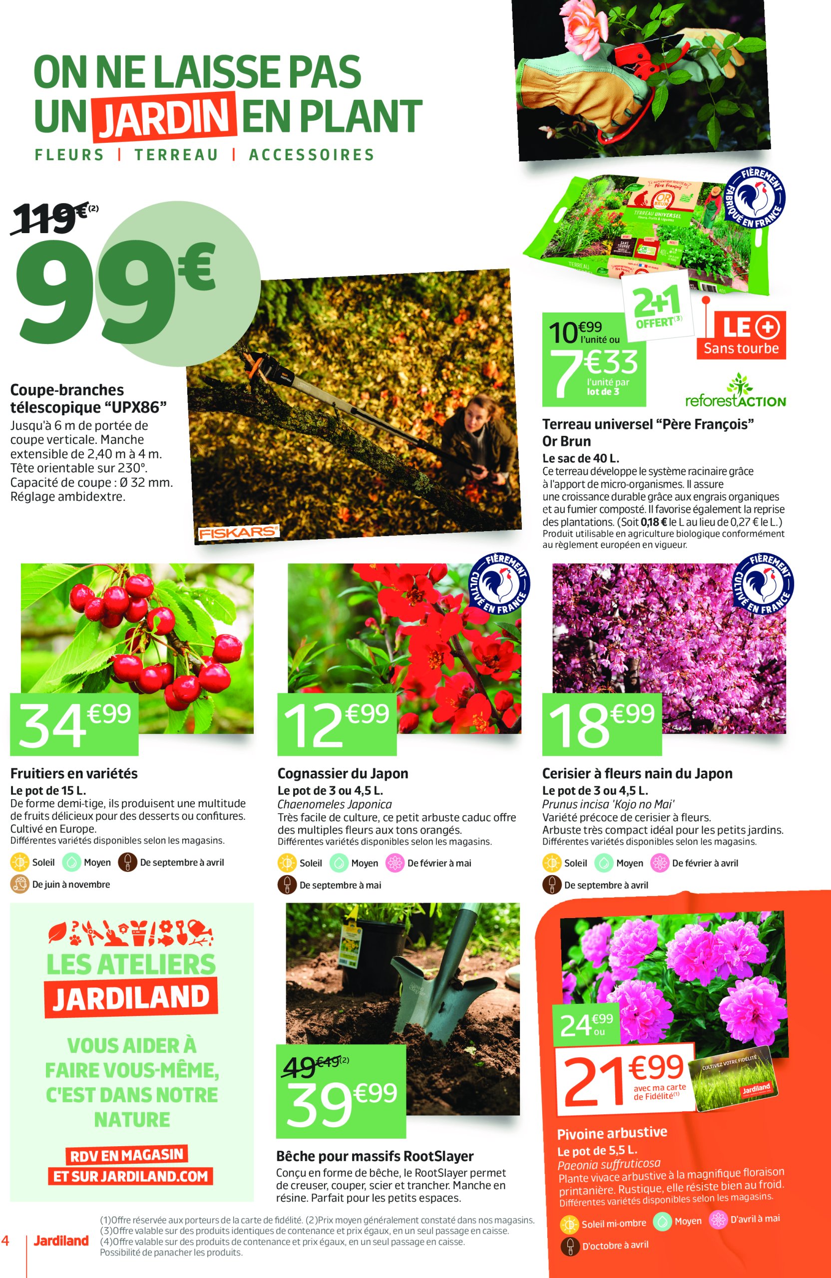 jardiland - Catalogue Jardiland valable dès 26/02 - 09/03 - page: 4