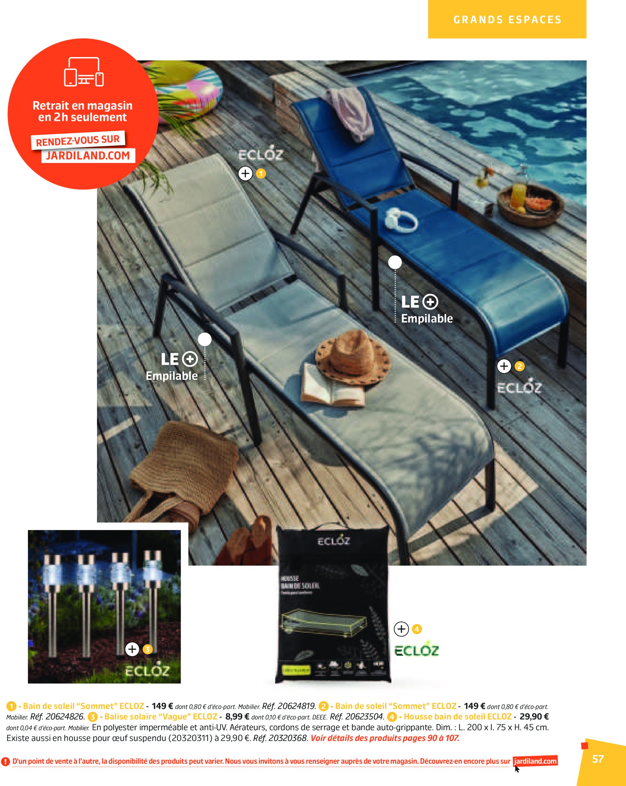 jardiland - Catalogue Jardiland valable dès 01/03 - 23/06 - page: 57 jardiland - Catalogue Jardiland valable dès 01/03 - 23/06 - page: 57