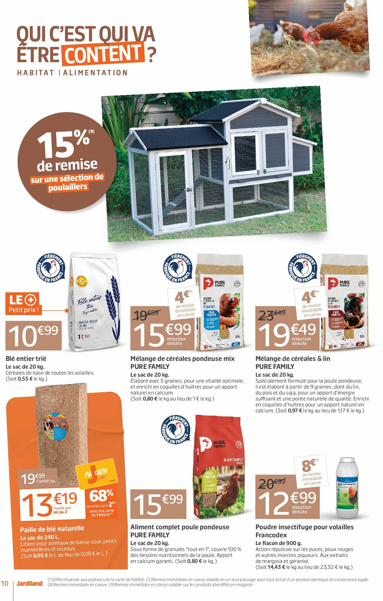 jardiland - Catalogue Jardiland valable du 27/08 au 07/09 - page: 10