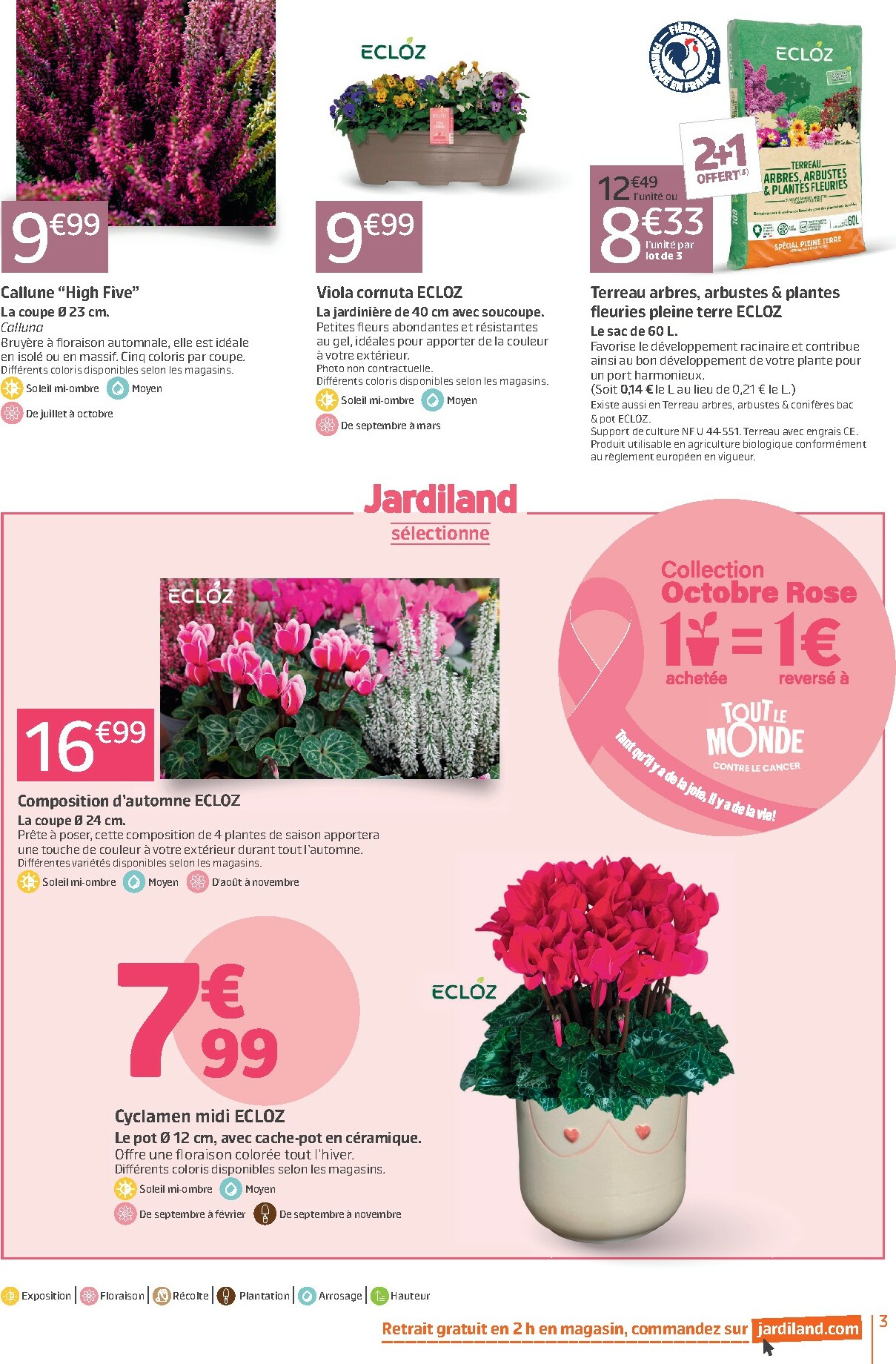 jardiland - Catalogue Jardiland valable du 01/10 au 12/10 - page: 3