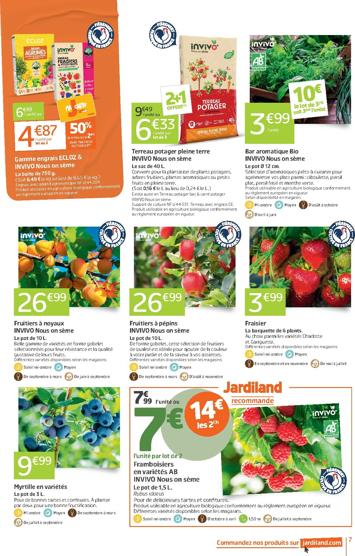 jardiland - Catalogue Jardiland valable du 01/10 au 12/10 - page: 7