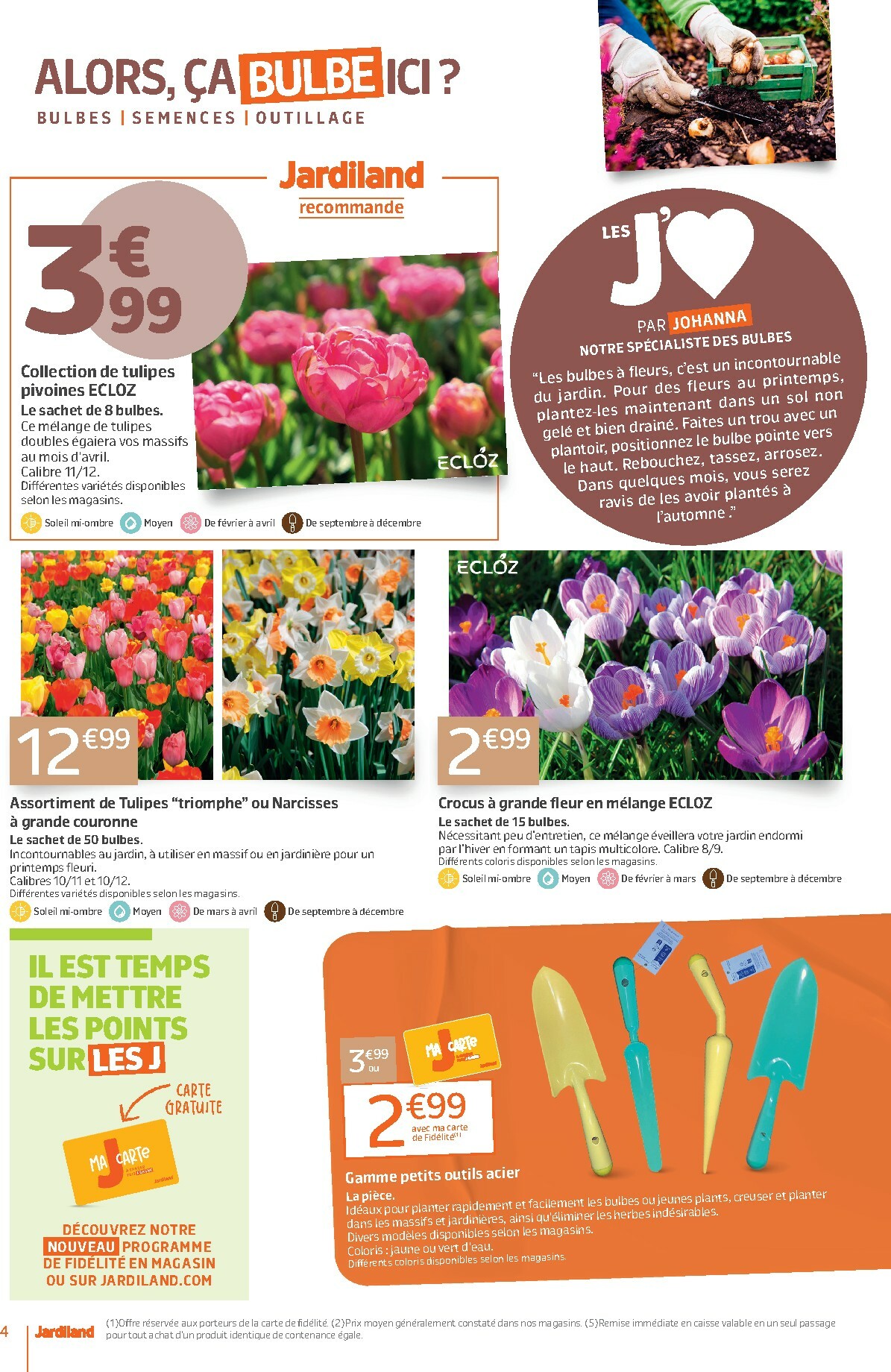 jardiland - Catalogue Jardiland valable du 01/10 au 12/10 - page: 4