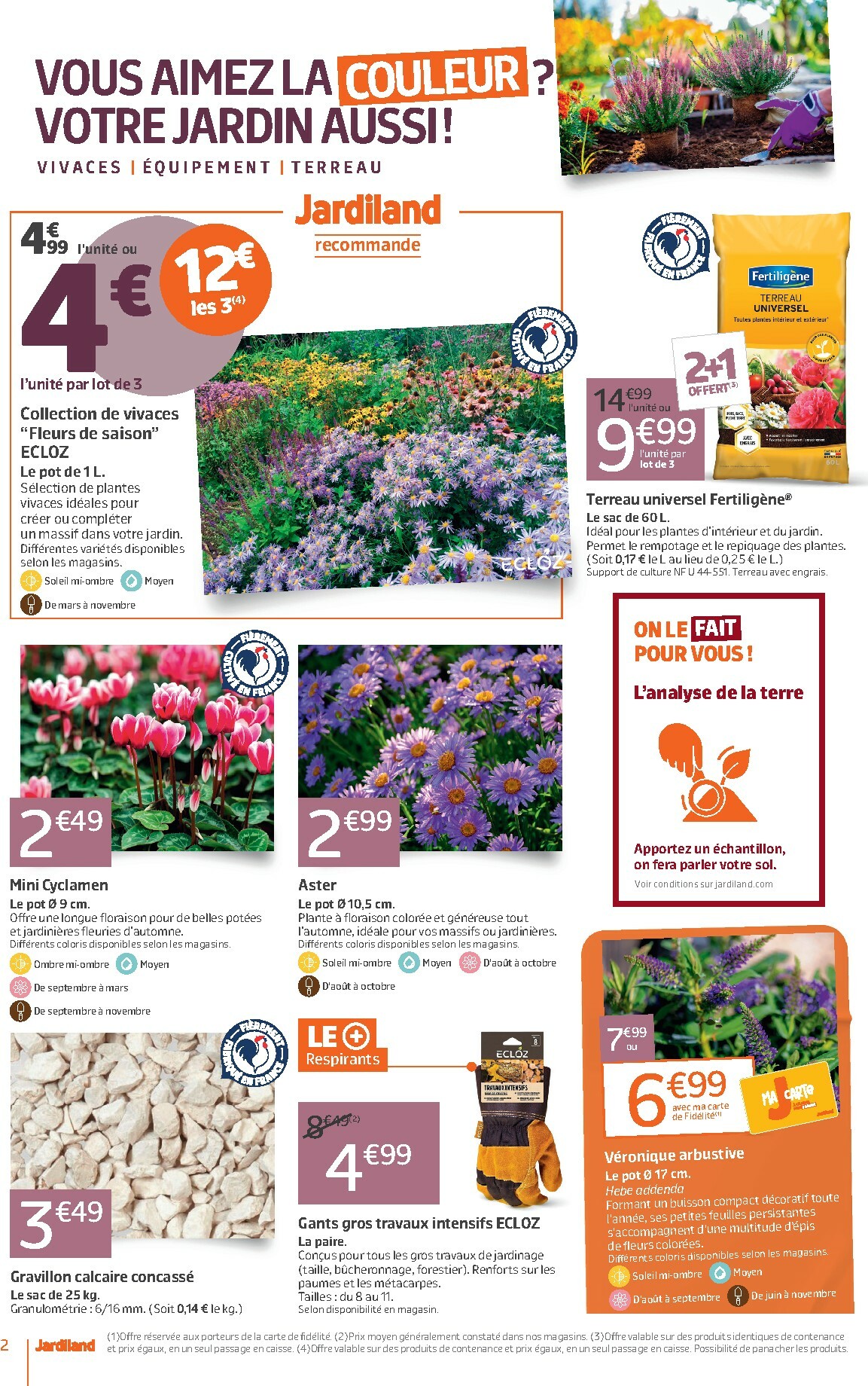 jardiland - Catalogue Jardiland valable du 01/10 au 12/10 - page: 2