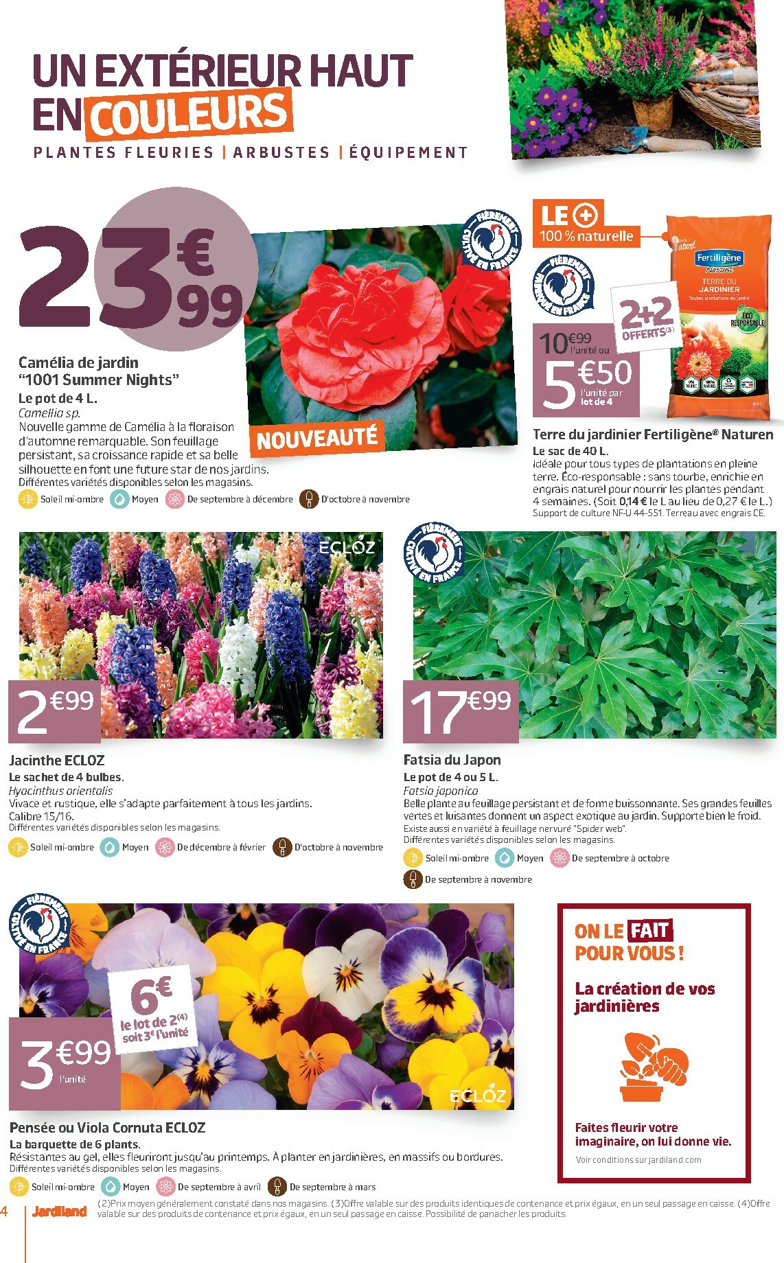 jardiland - Catalogue Jardiland valable du 22/10 au 02/11 - page: 4