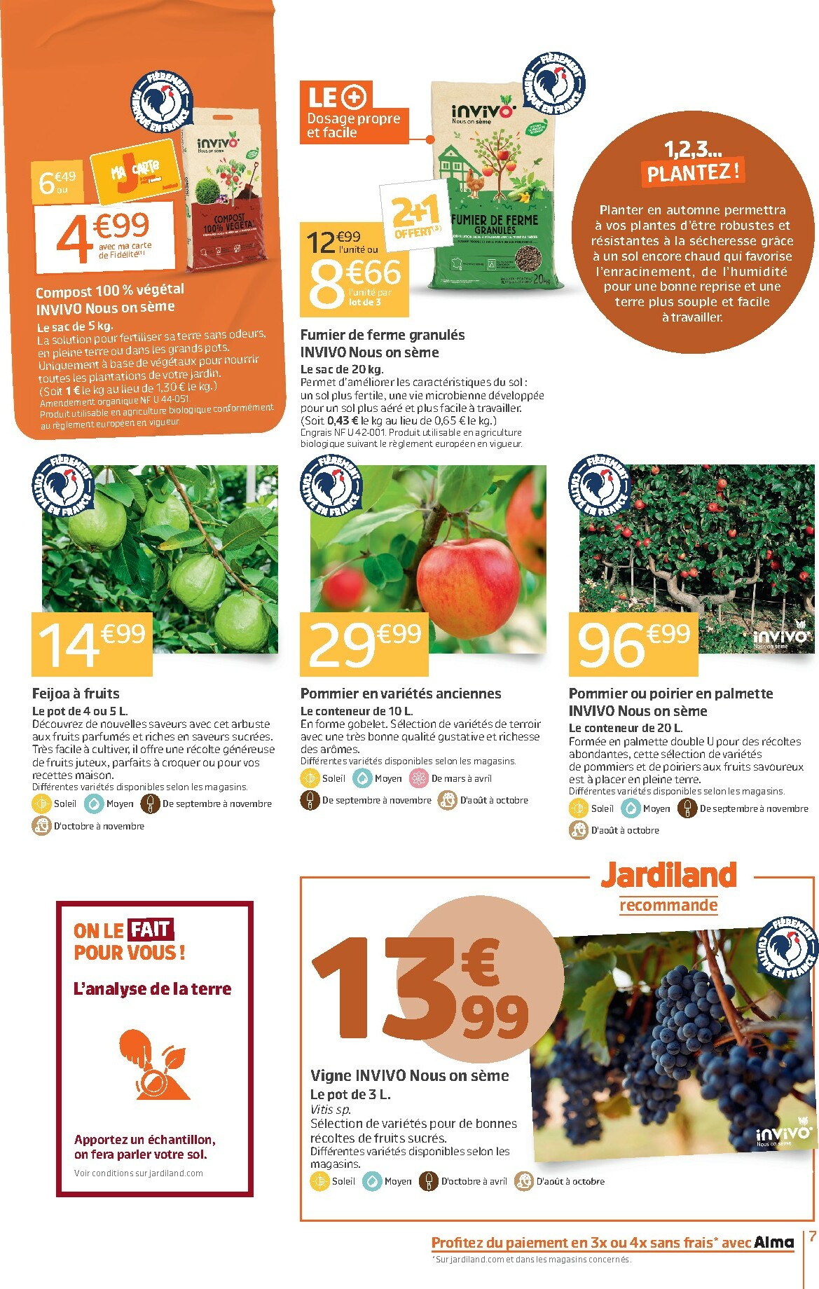 jardiland - Catalogue Jardiland valable du 22/10 au 02/11 - page: 7