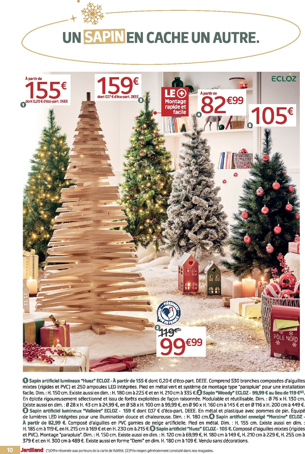 jardiland - Catalogue Jardiland valable du 19/11 au 07/12 - page: 10