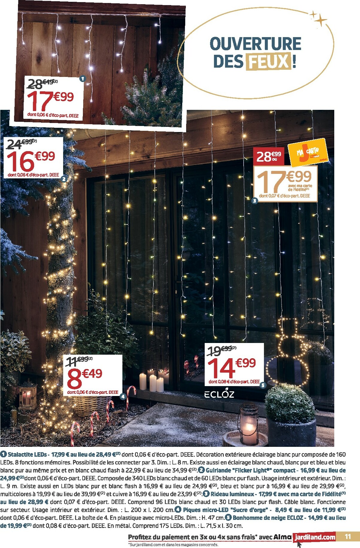 jardiland - Catalogue Jardiland valable du 19/11 au 07/12 - page: 11