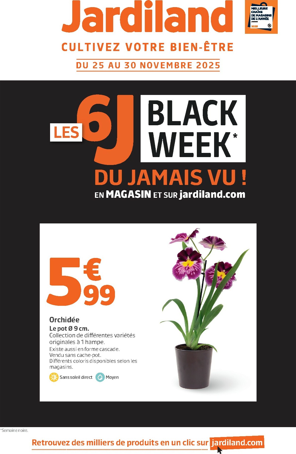 jardiland - Catalogue Jardiland - Black Week valable du 25/11 au 30/11