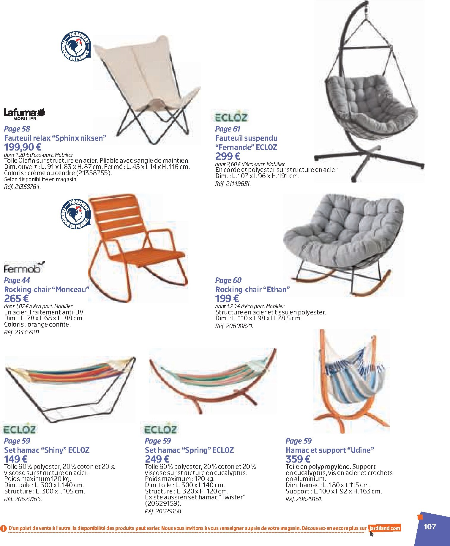 jardiland - Catalogue Jardiland valable du 02/03/2026 au 23/06/2026 - page: 107