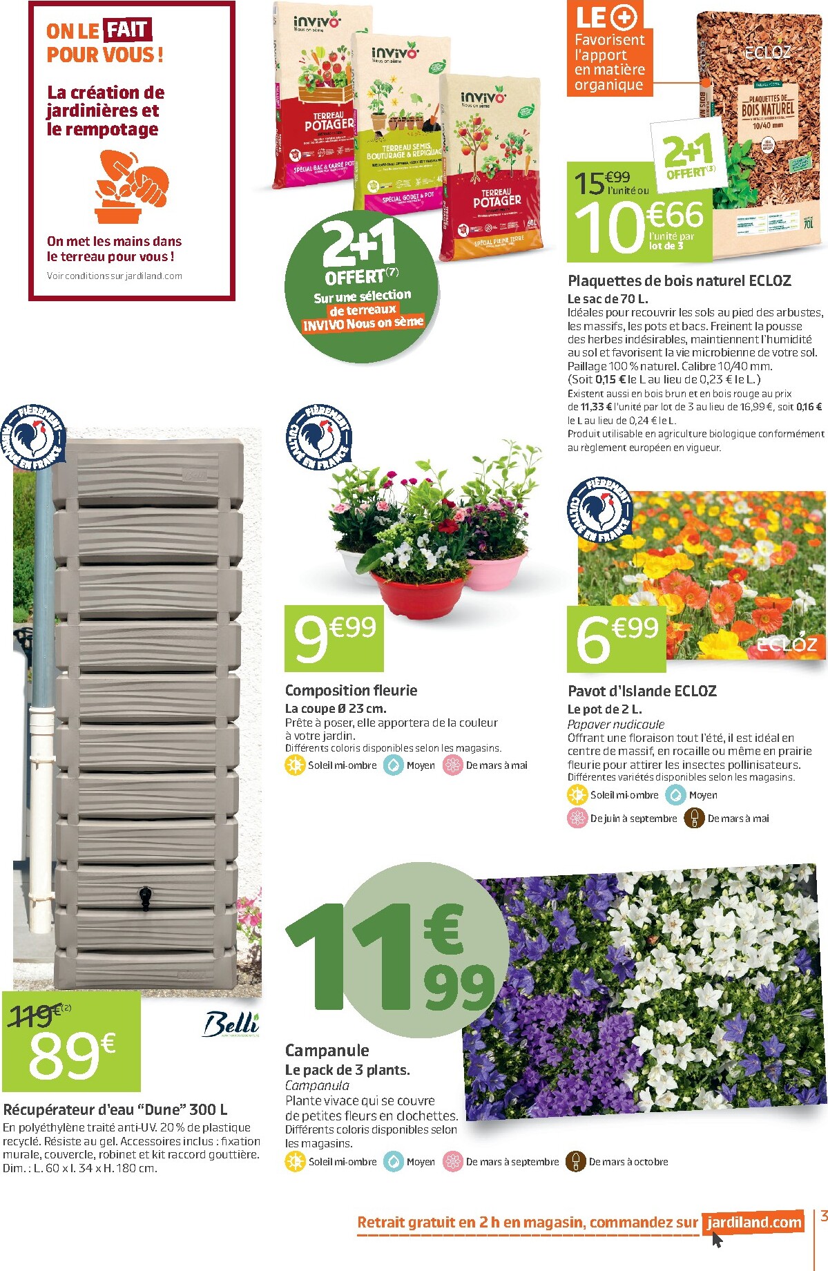 jardiland - Catalogue Jardiland valable du 18/03/2026 au 29/03/2026 - page: 3