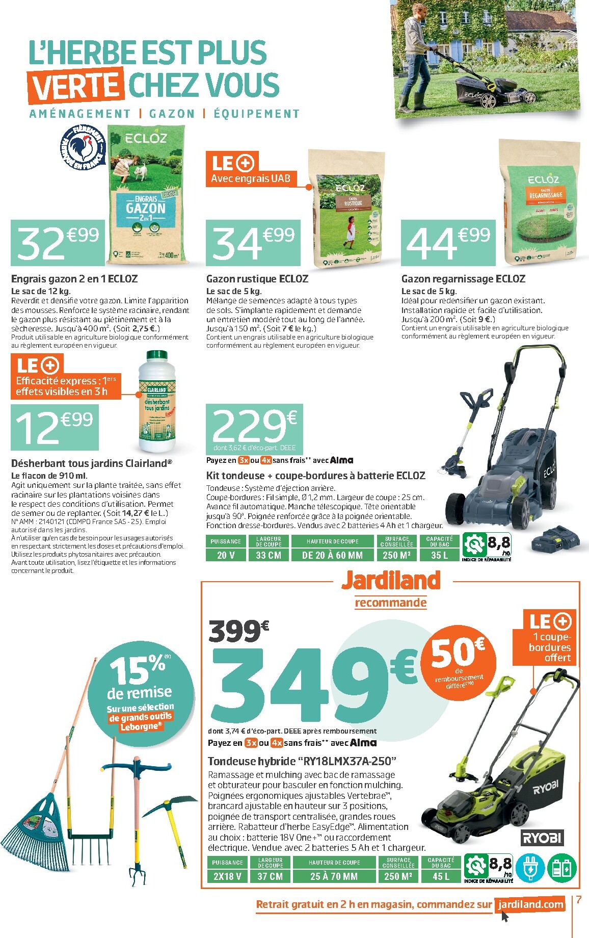 jardiland - Catalogue Jardiland valable du 18/03/2026 au 29/03/2026 - page: 7