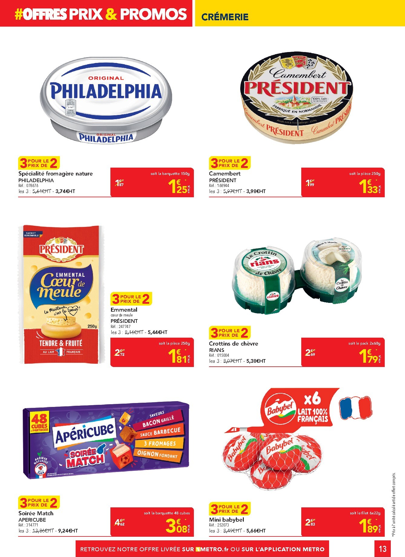 metro - Current Metro - Offres Prix & Promos Revendeurs leaflet valid from de jeudi 21/05/2026 to du mercredi 03/06/2026 - page: 13