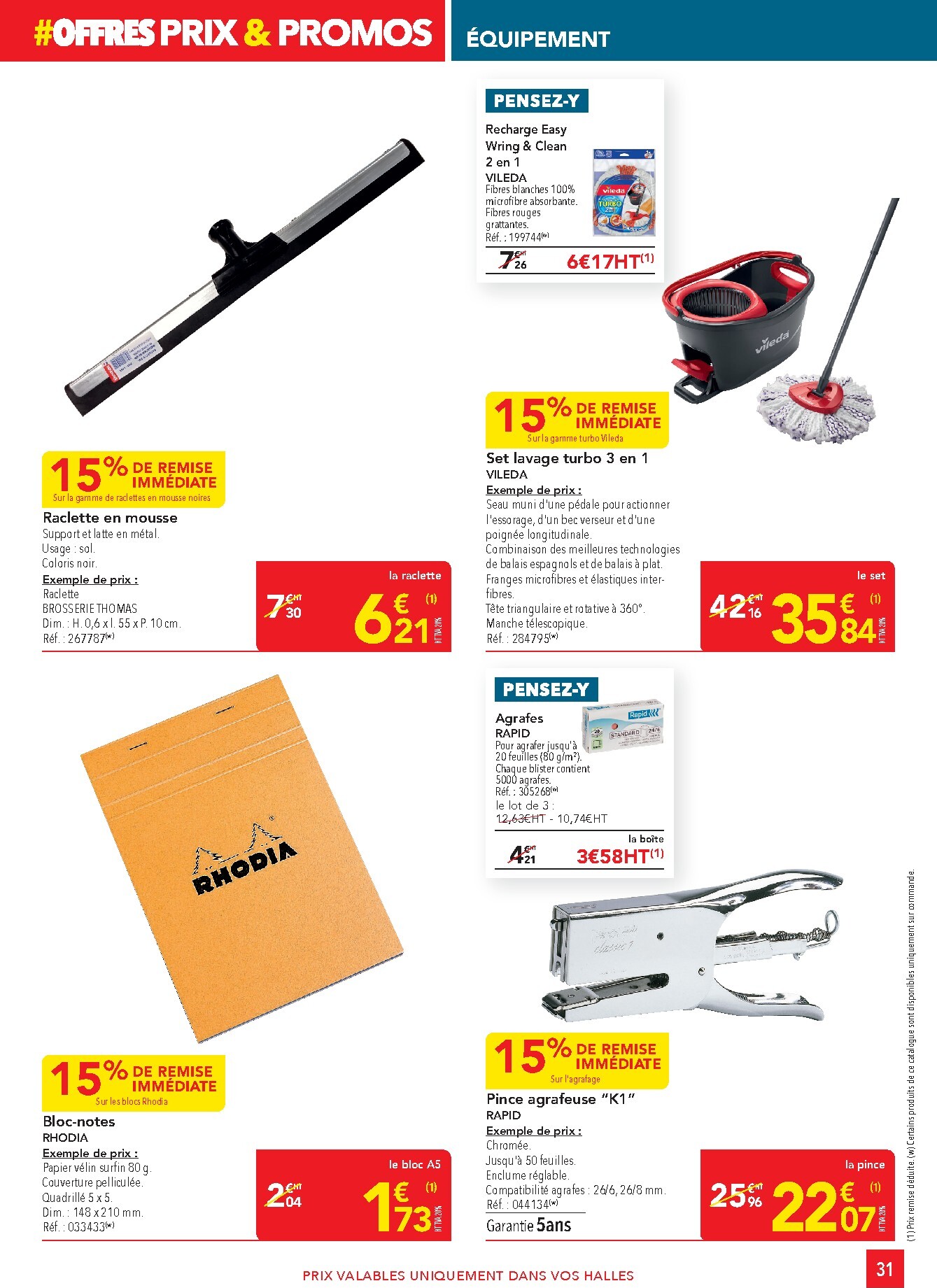metro - Current Metro - Offres Prix & Promos Equipement leaflet valid from de jeudi 21/05/2026 to du samedi 20/06/2026 - page: 31