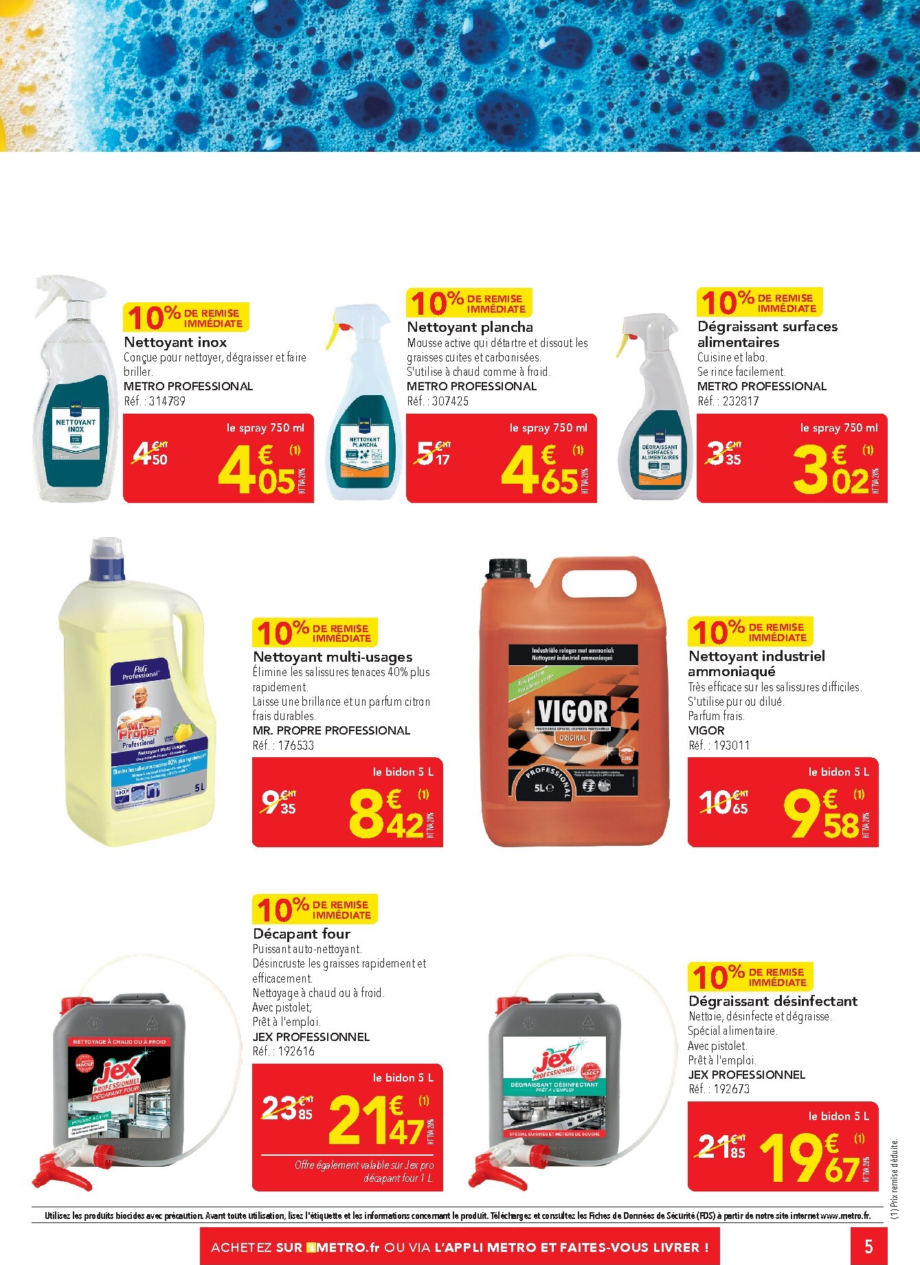 metro - Current Metro - Offres Prix & Promos Equipement leaflet valid from de jeudi 21/05/2026 to du samedi 20/06/2026 - page: 5
