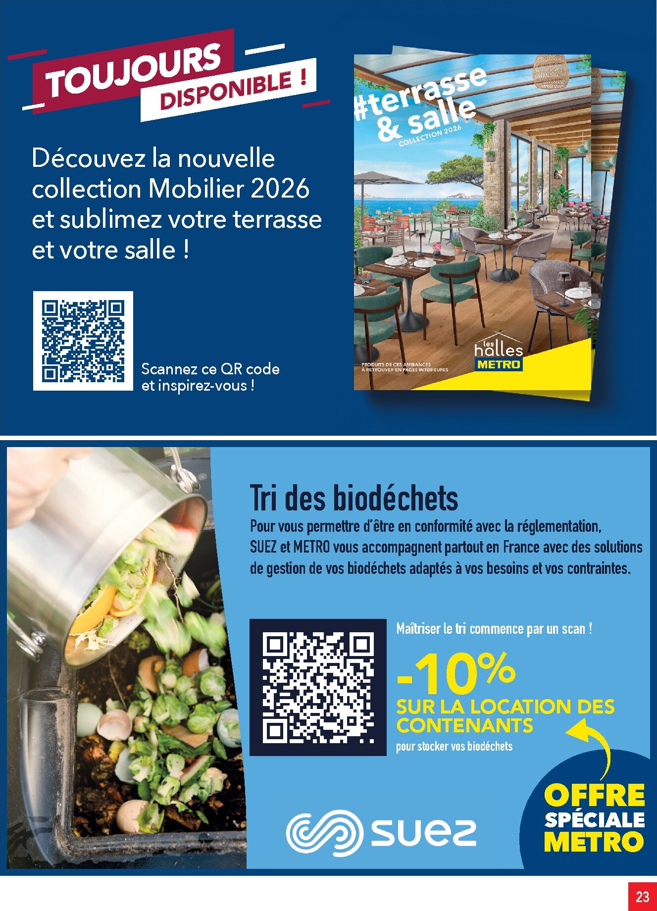 metro - Current Metro - Offres Prix & Promos Equipement leaflet valid from de jeudi 21/05/2026 to du samedi 20/06/2026 - page: 23