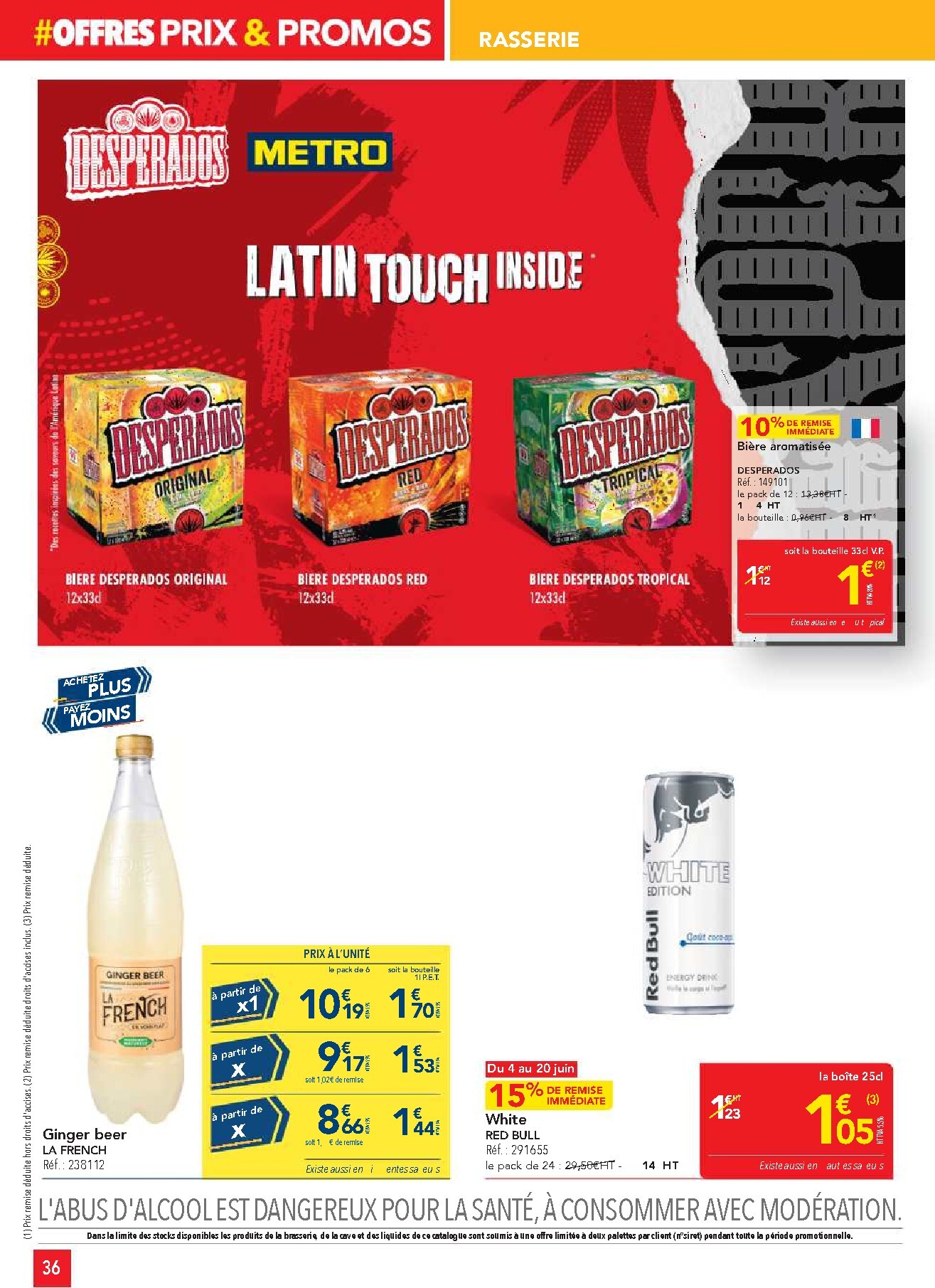 metro - Current Metro - Offres Prix & Promos Restauration leaflet valid from de jeudi 21/05/2026 to du samedi 20/06/2026 - page: 36