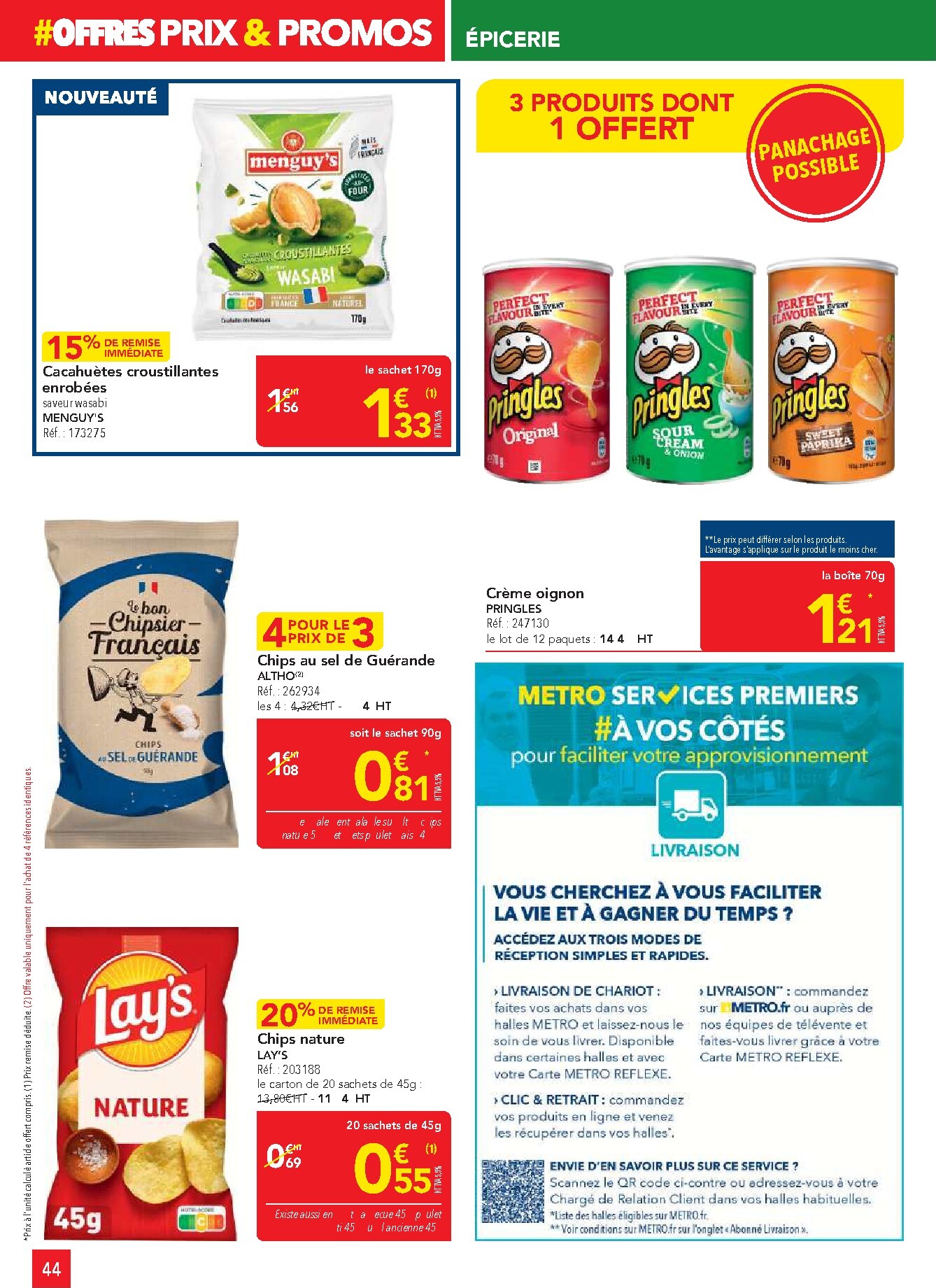 metro - Current Metro - Offres Prix & Promos Restauration leaflet valid from de jeudi 21/05/2026 to du samedi 20/06/2026 - page: 44