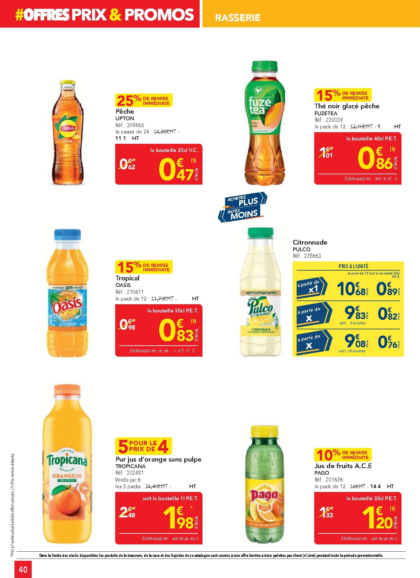 metro - Current Metro - Offres Prix & Promos Restauration leaflet valid from de jeudi 21/05/2026 to du samedi 20/06/2026 - page: 40