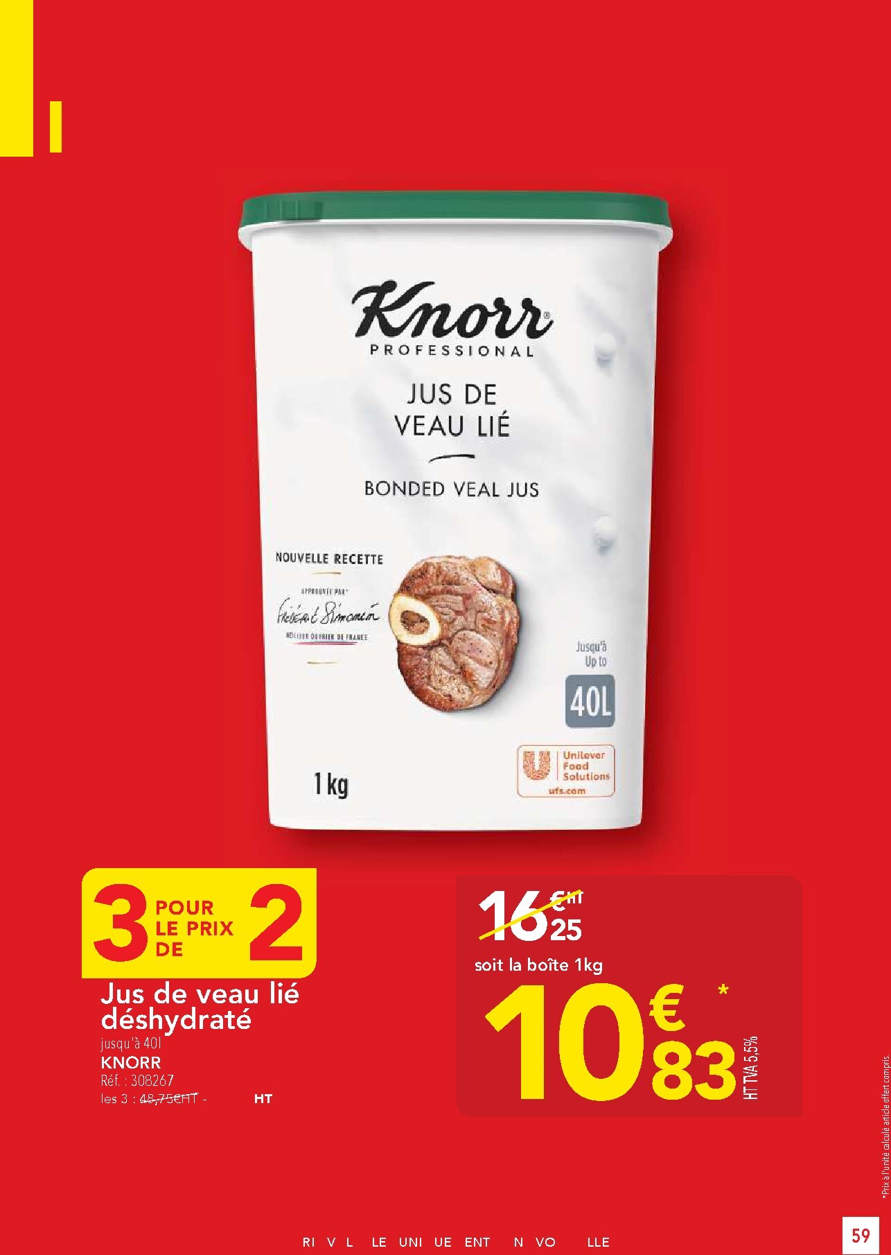 metro - Current Metro - Offres Prix & Promos Restauration leaflet valid from de jeudi 21/05/2026 to du samedi 20/06/2026 - page: 59