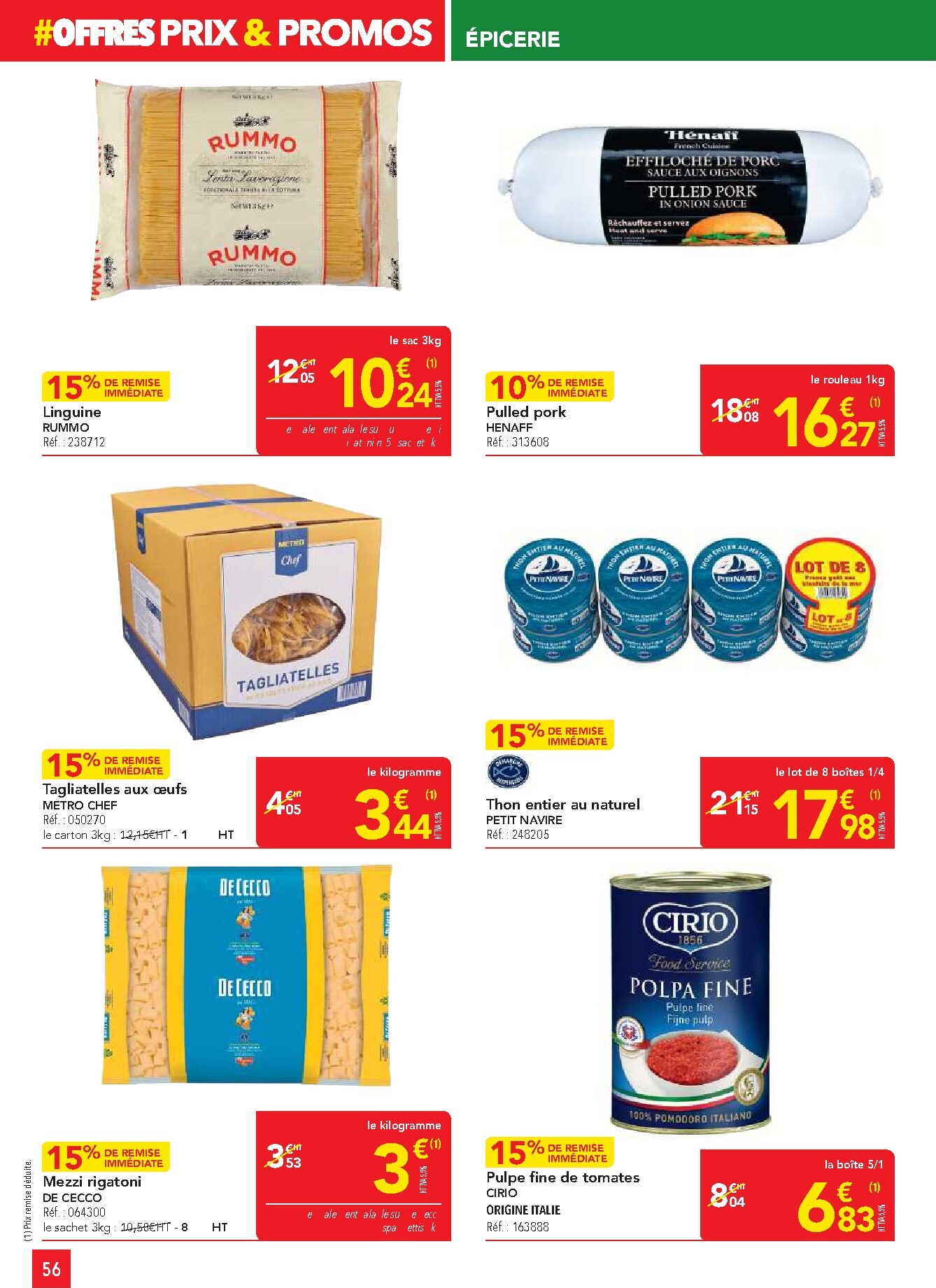 metro - Current Metro - Offres Prix & Promos Restauration leaflet valid from de jeudi 21/05/2026 to du samedi 20/06/2026 - page: 56