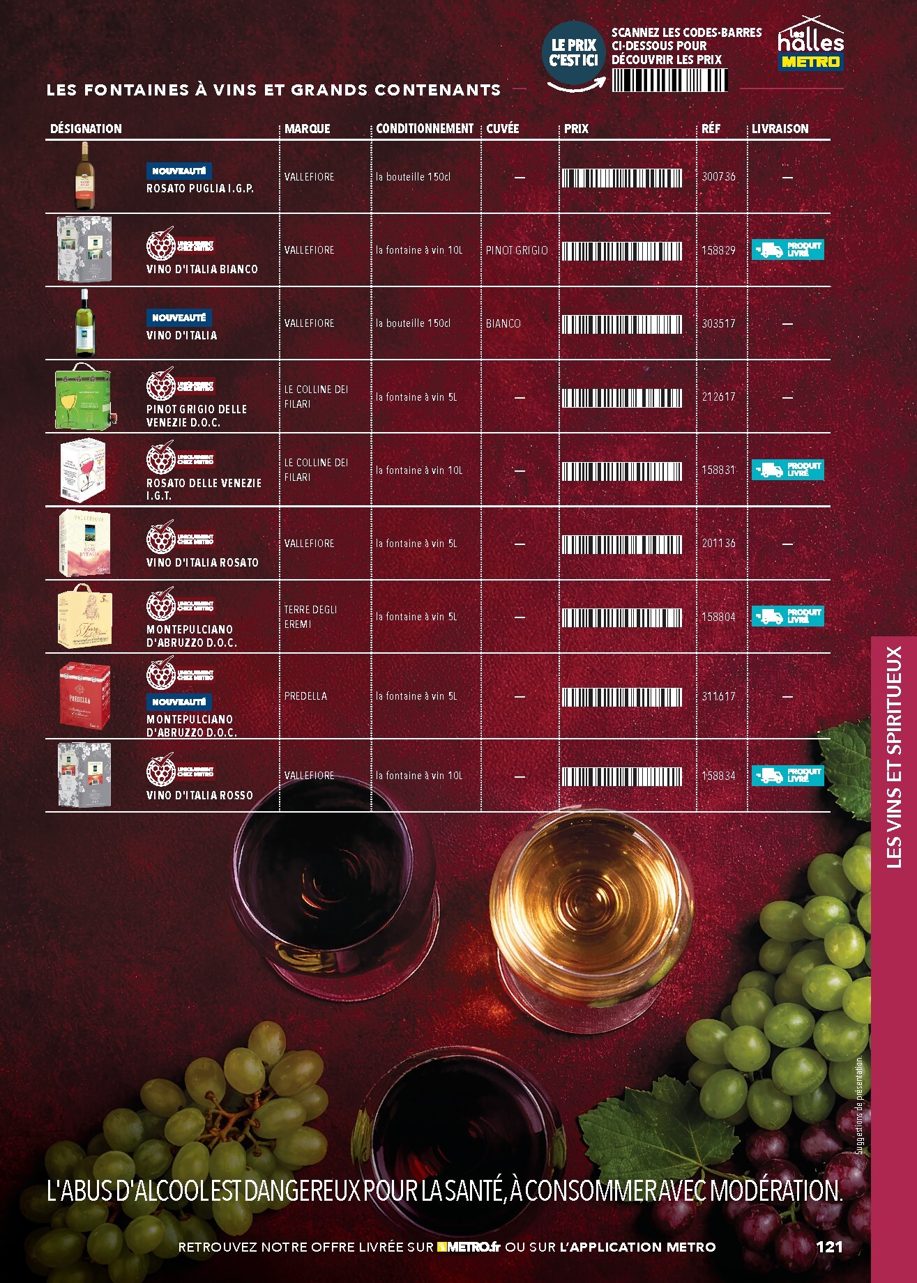 metro - Current Metro - #Guide Italie leaflet valid from du lundi 01/06/2026 to de jeudi 31/12/2026 - page: 121