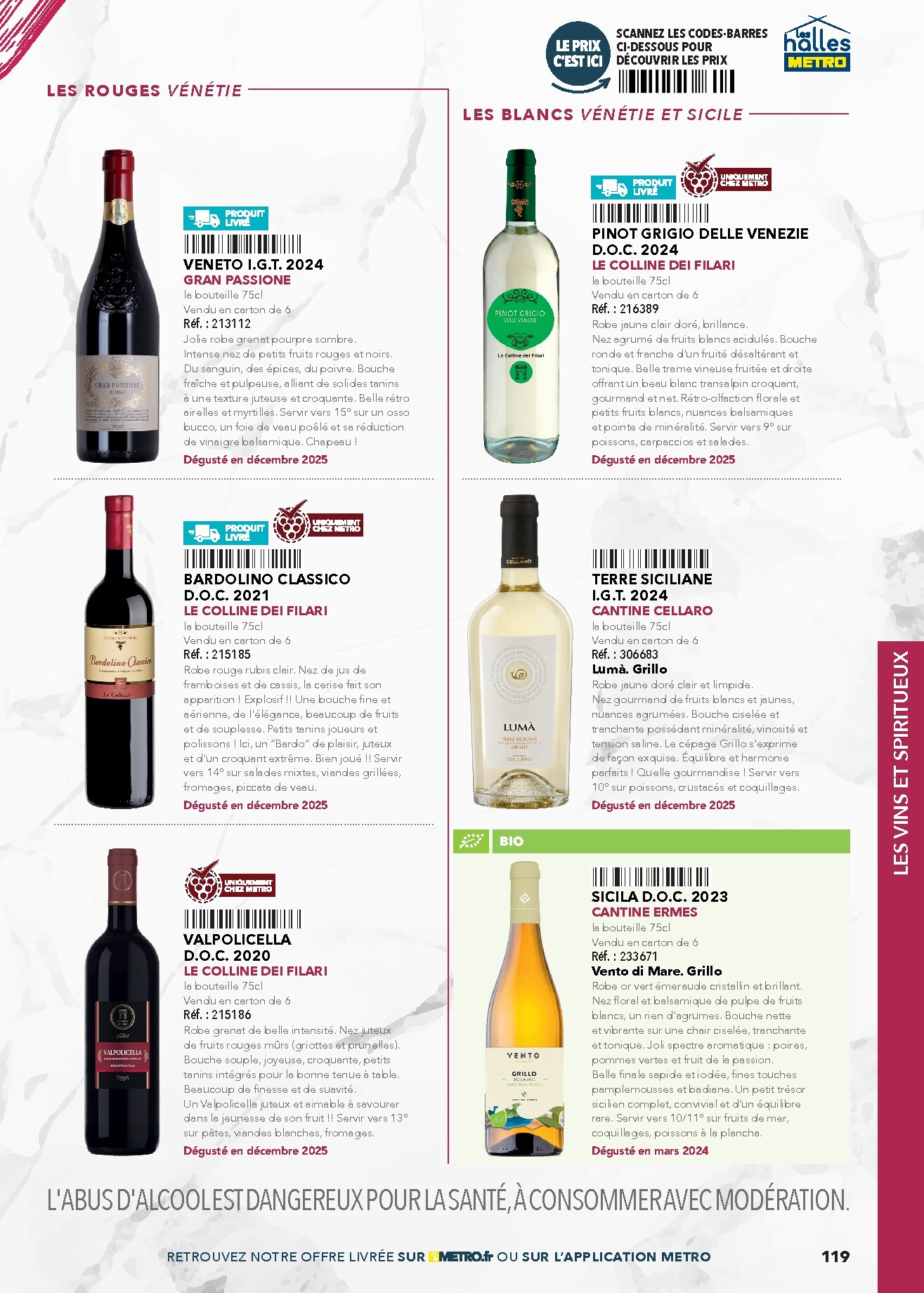 metro - Current Metro - #Guide Italie leaflet valid from du lundi 01/06/2026 to de jeudi 31/12/2026 - page: 119