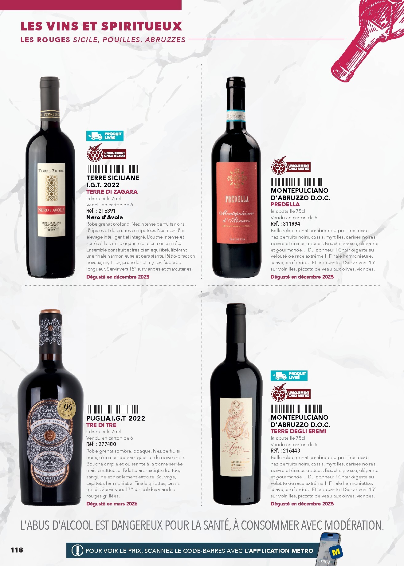 metro - Current Metro - #Guide Italie leaflet valid from du lundi 01/06/2026 to de jeudi 31/12/2026 - page: 118