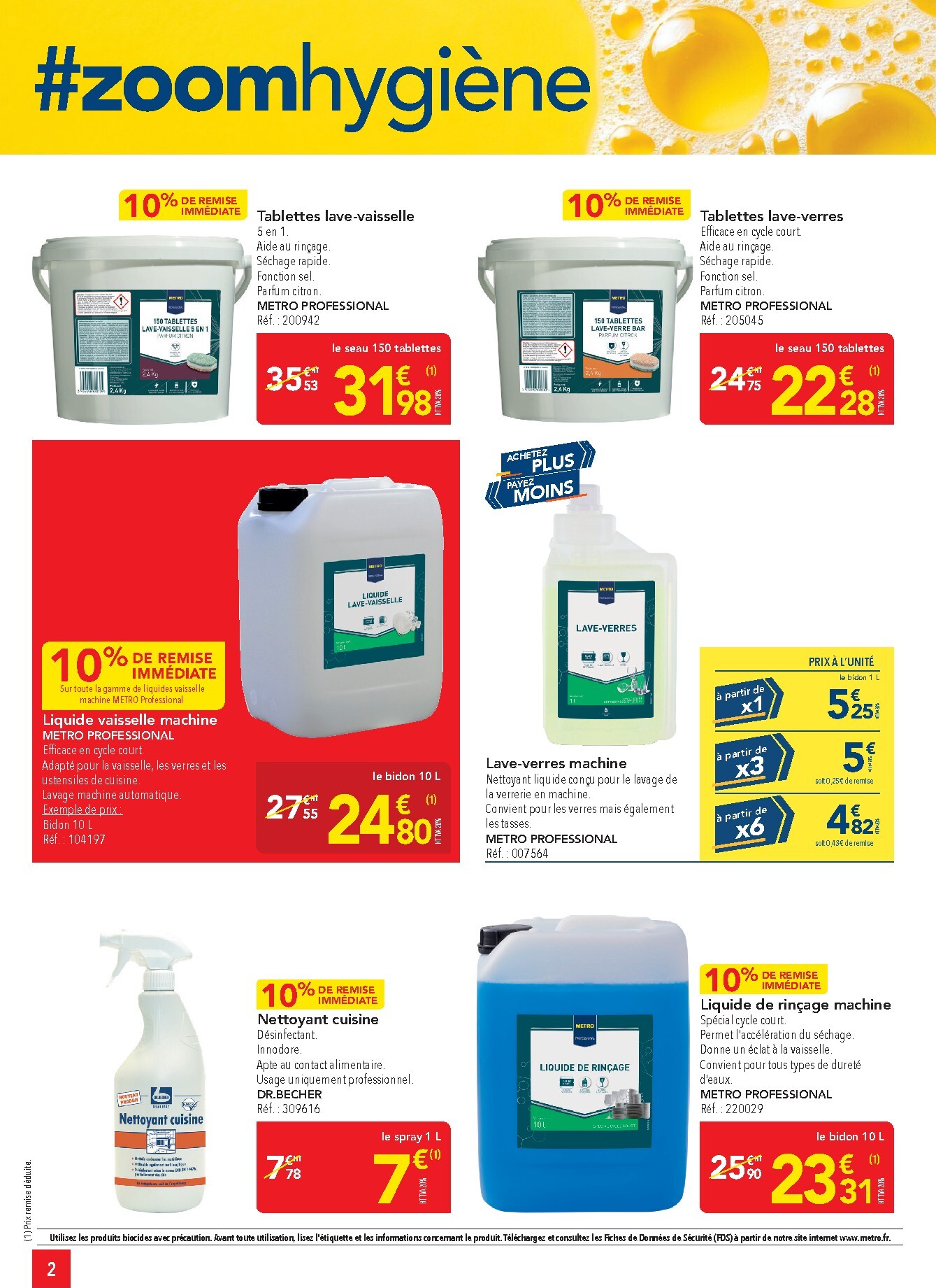 metro - Current Metro - Offres Prix & Promos Équipement leaflet valid from de jeudi 18/06/2026 to du mercredi 15/07/2026 - page: 2