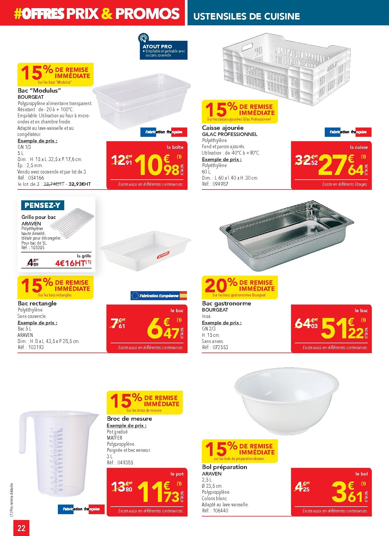 metro - Current Metro - Offres Prix & Promos Équipement leaflet valid from de jeudi 18/06/2026 to du mercredi 15/07/2026 - page: 22