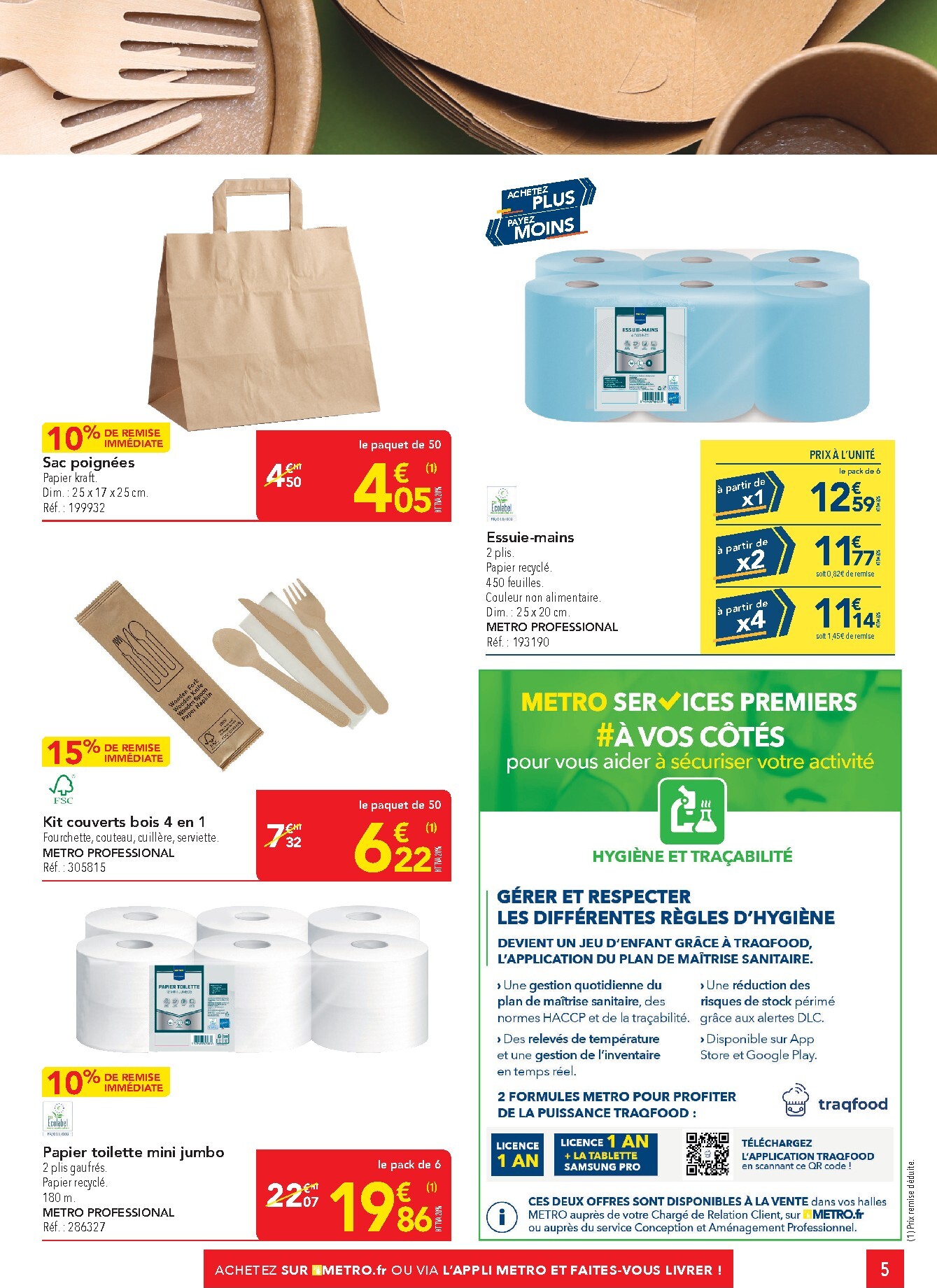 metro - Current Metro - Offres Prix & Promos Équipement leaflet valid from de jeudi 18/06/2026 to du mercredi 15/07/2026 - page: 5