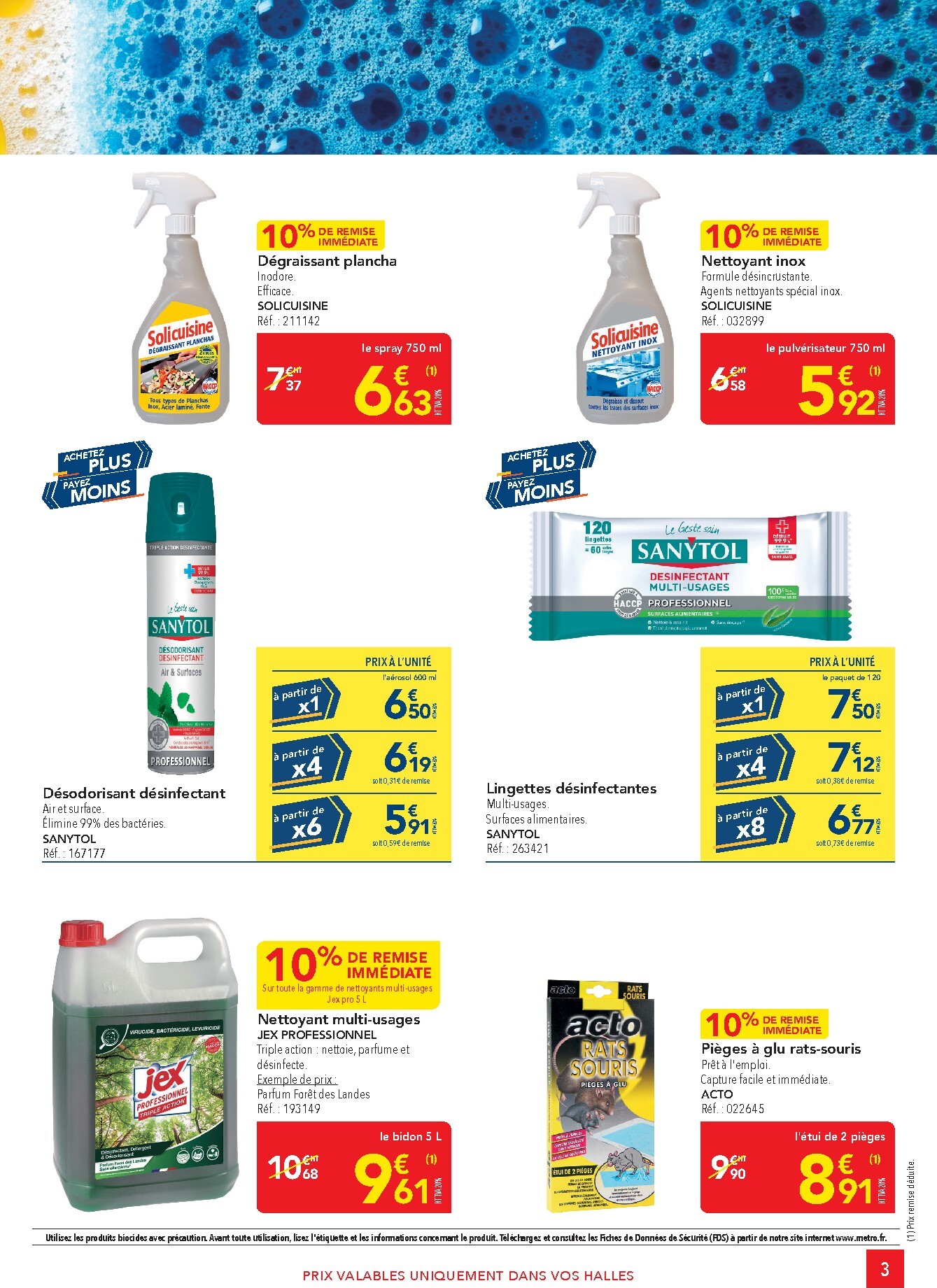 metro - Current Metro - Offres Prix & Promos Équipement leaflet valid from de jeudi 18/06/2026 to du mercredi 15/07/2026 - page: 3