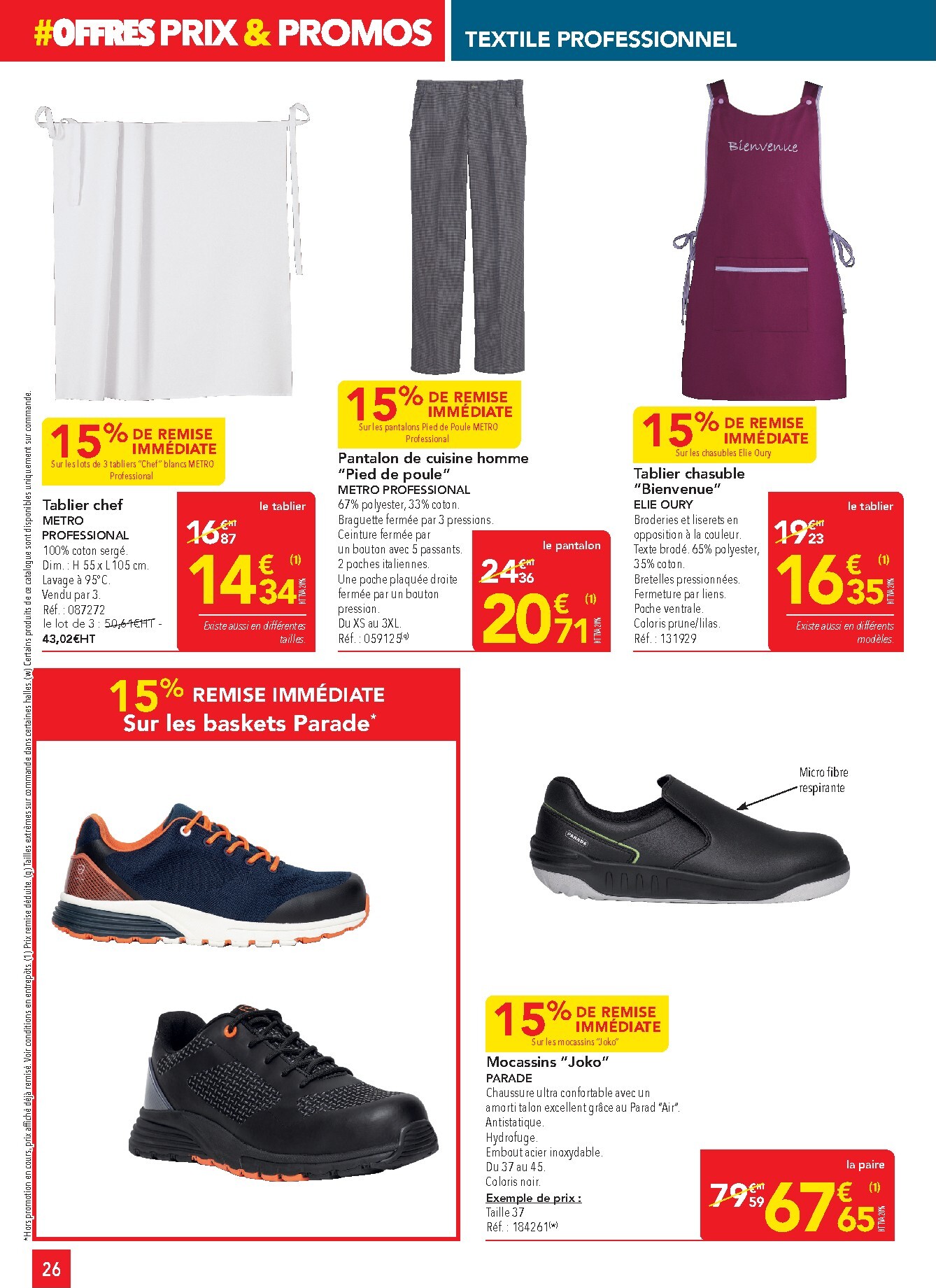 metro - Current Metro - Offres Prix & Promos Équipement leaflet valid from de jeudi 18/06/2026 to du mercredi 15/07/2026 - page: 26