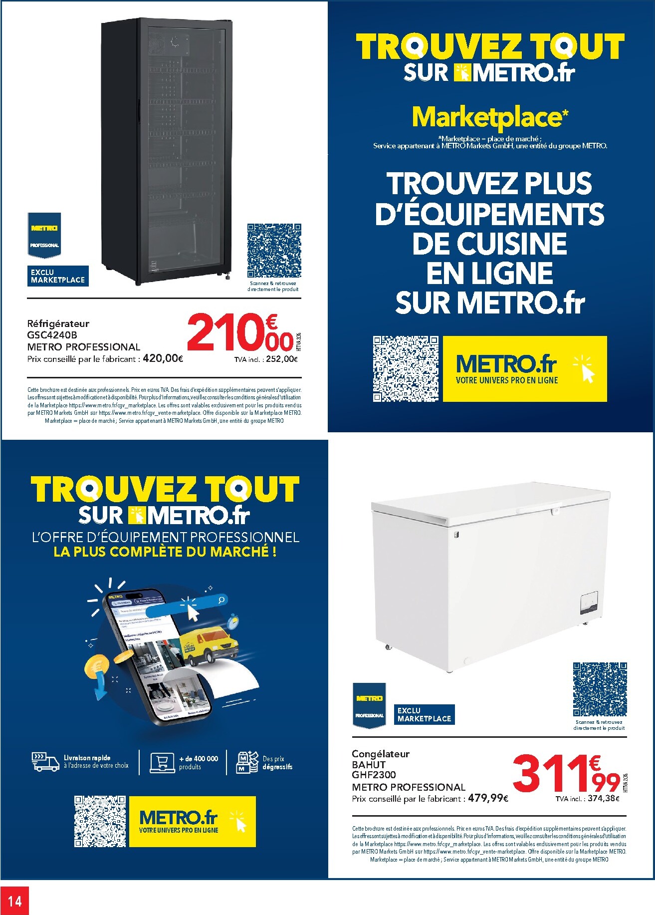 metro - Current Metro - Offres Prix & Promos Équipement leaflet valid from de jeudi 18/06/2026 to du mercredi 15/07/2026 - page: 14